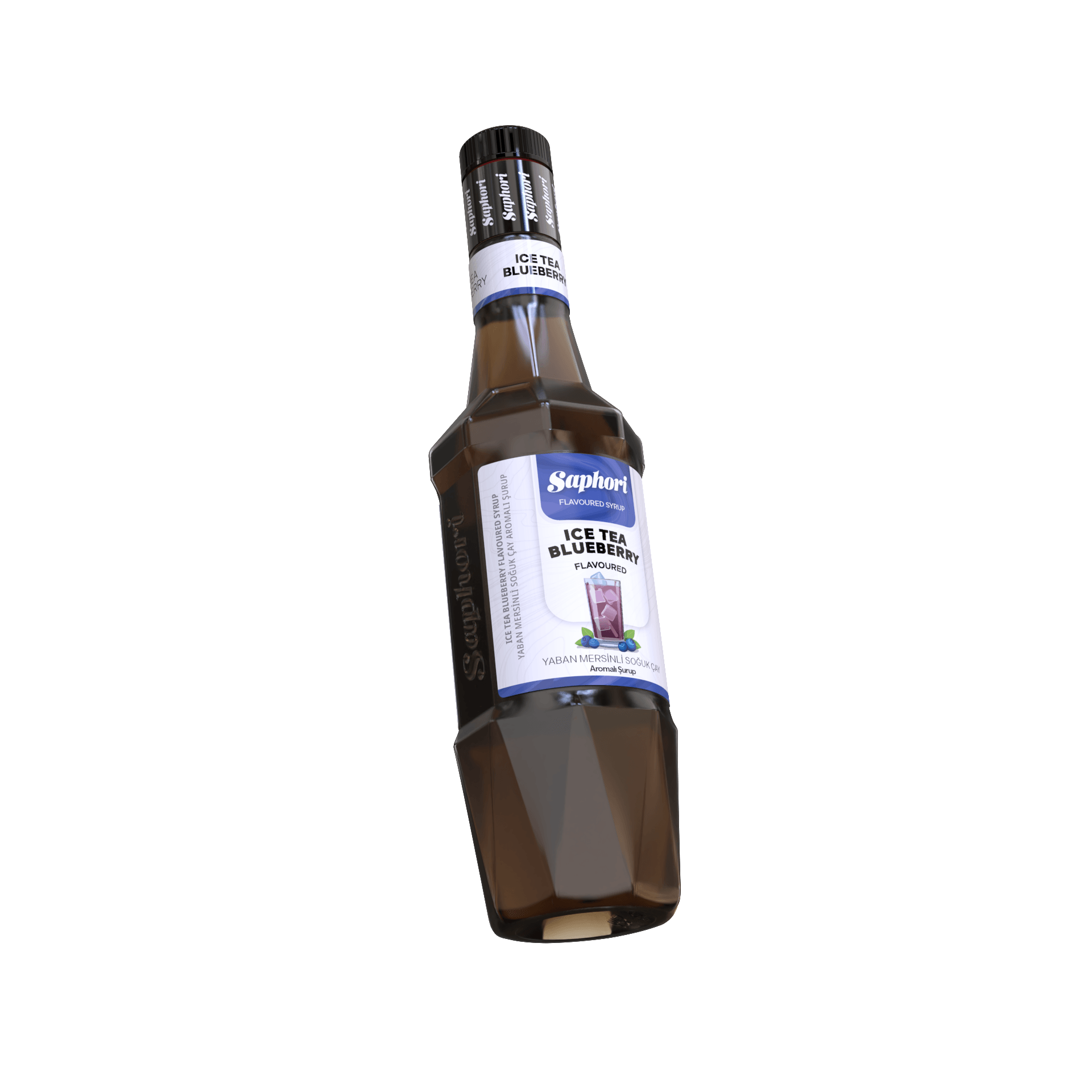 Saphori Ice Tea Yabanmersini Aromalı Kokteyl Şurubu 700 ML