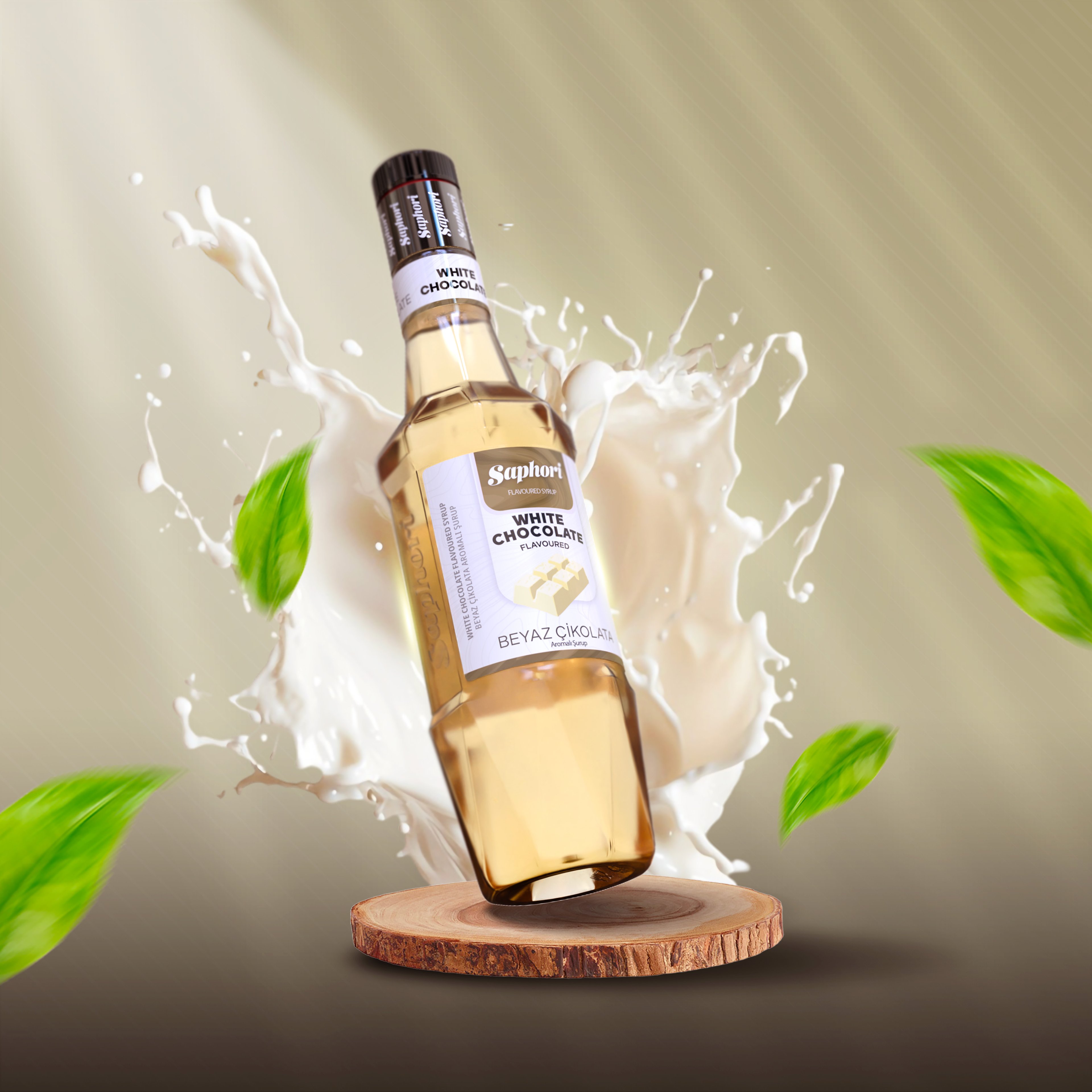 Saphori Beyaz Çikolata Aromalı Kokteyl Şurubu 700 ML