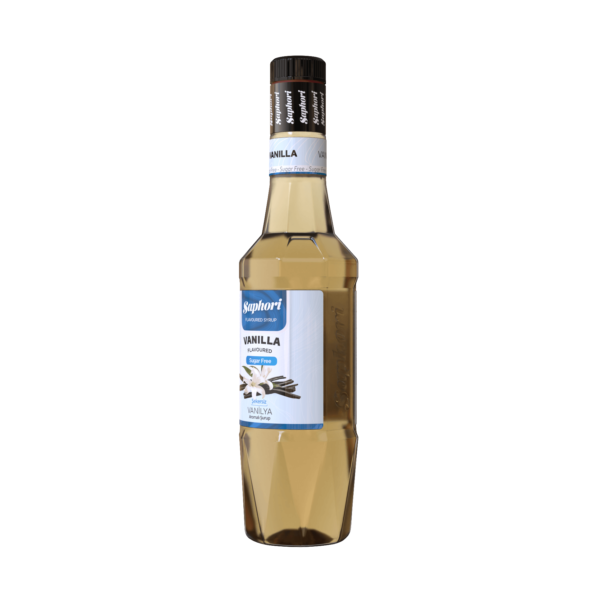 Saphori Şekersiz Vanilya Aromalı Kokteyl Şurubu 700 ML