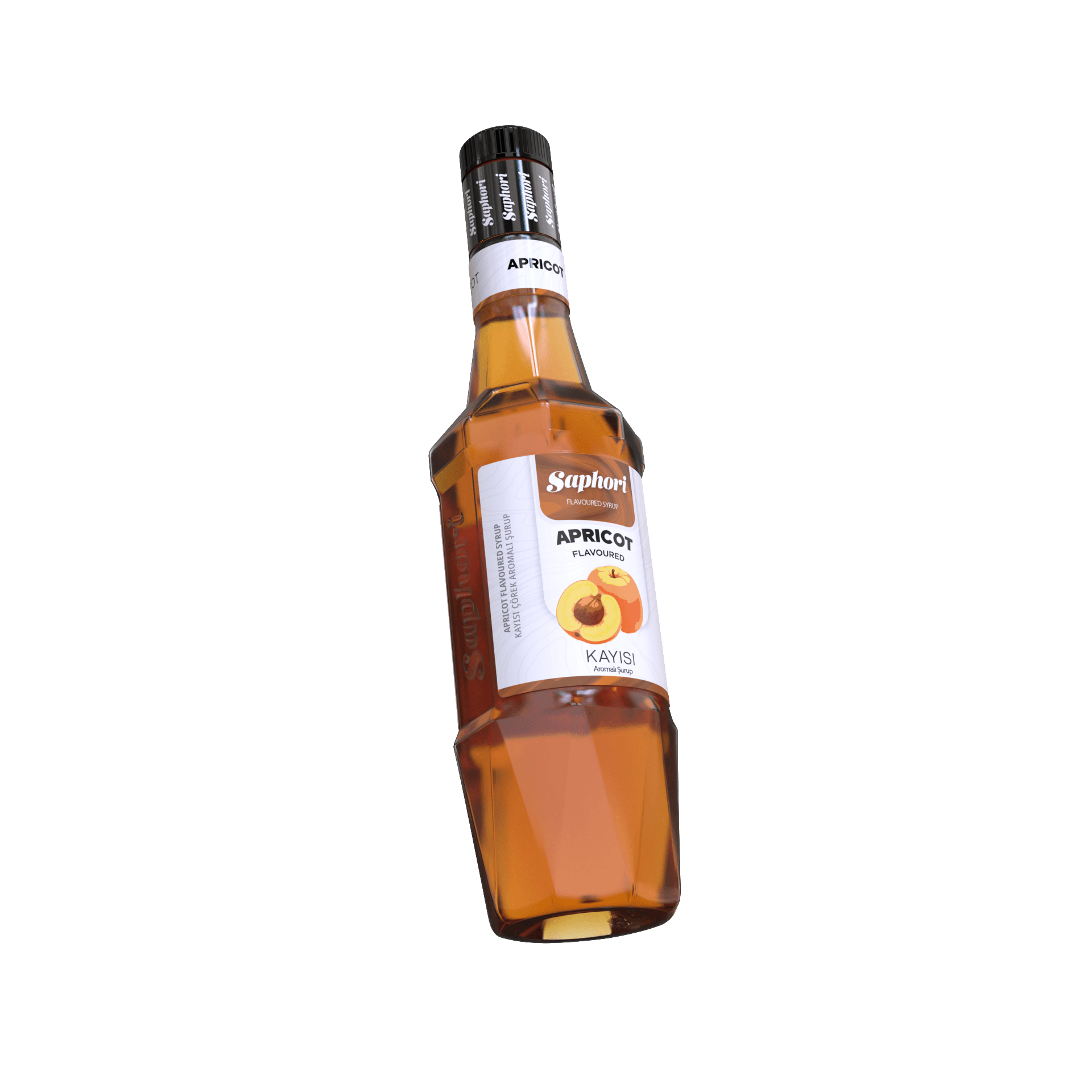 Saphori Apricot Flavored Cocktail Syrup