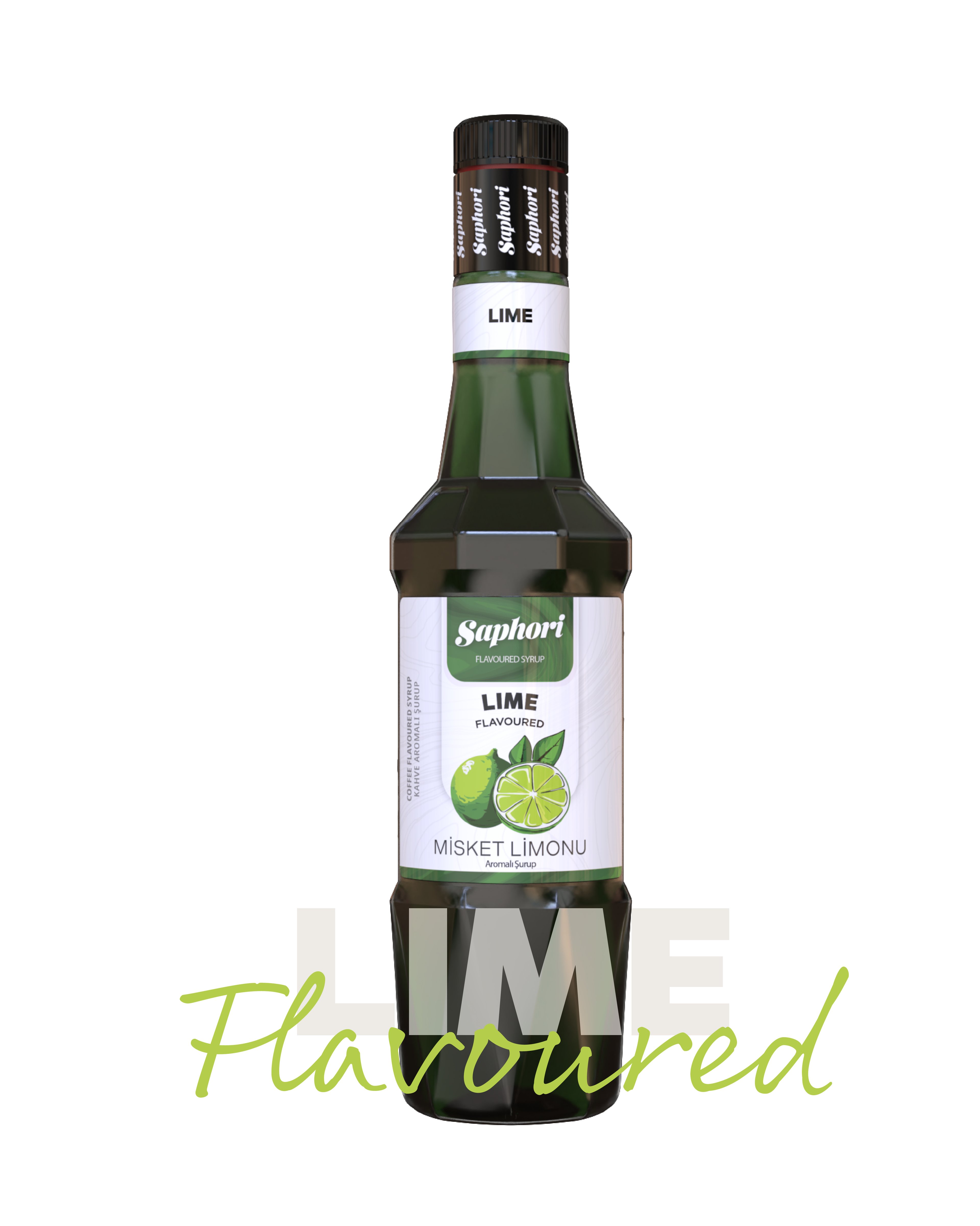 Saphori Misket Limonu (Lime) Aromalı Kokteyl Şurubu 700 ML