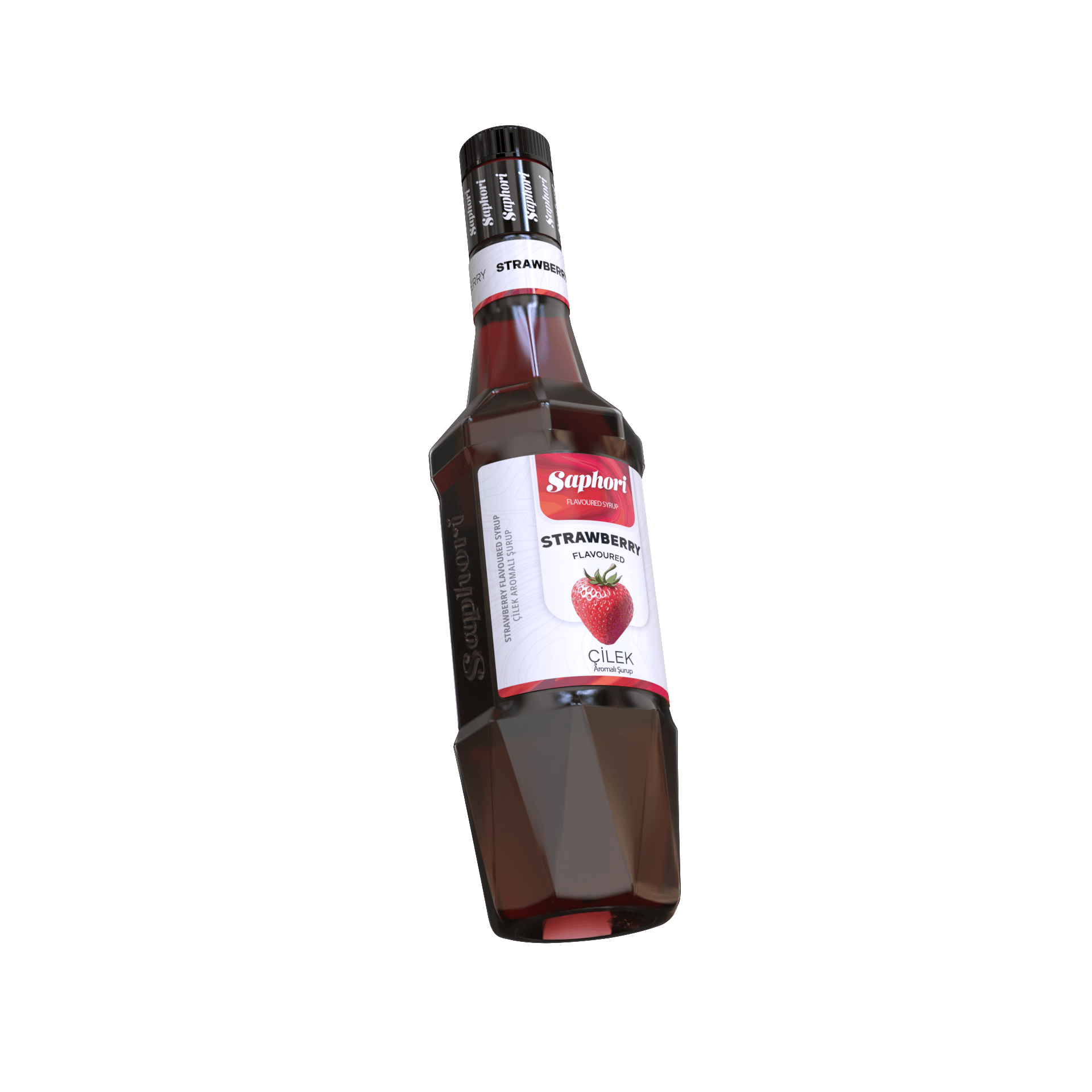Saphori Çilek Aromalı Kokteyl Şurubu 700 ML