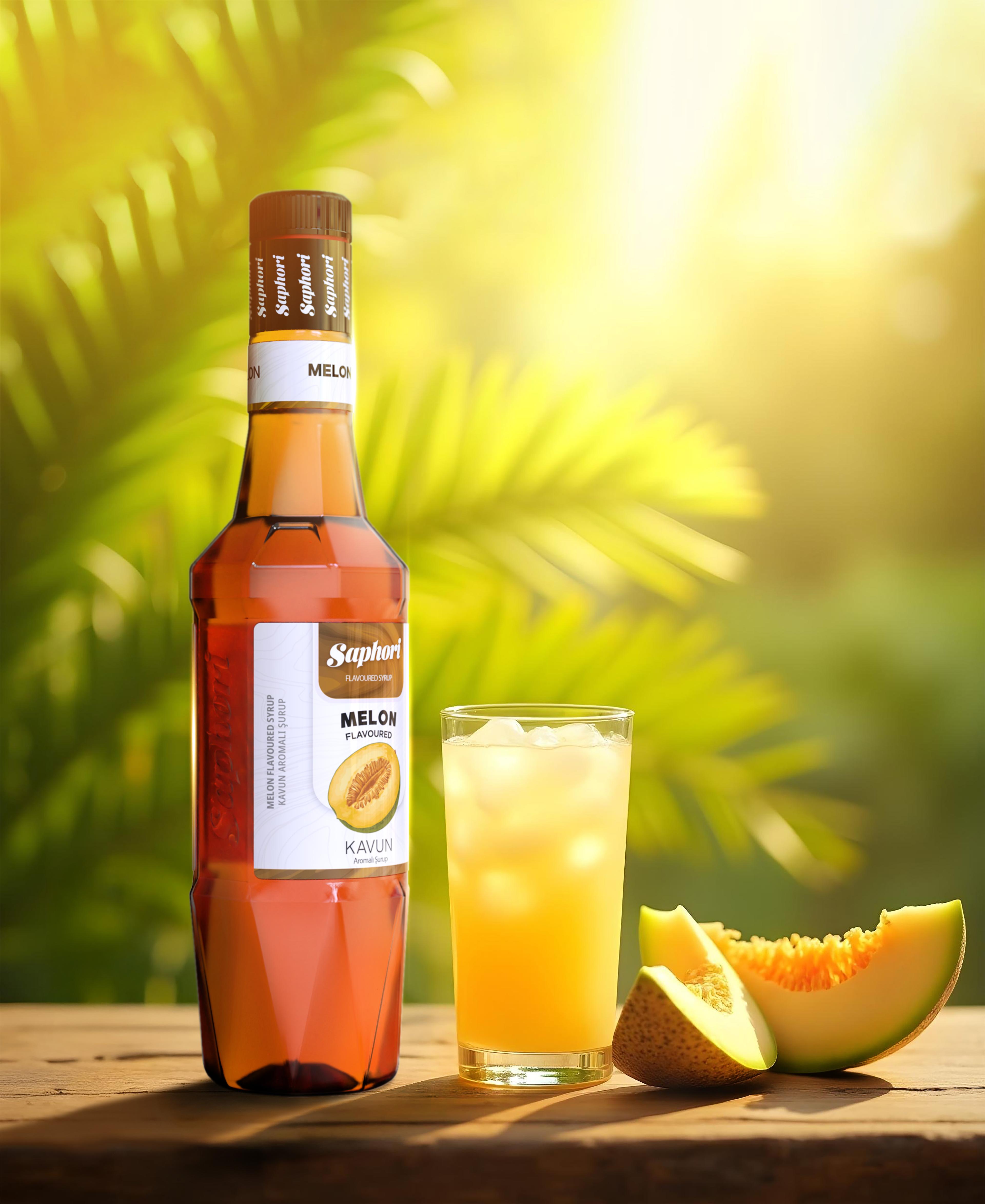 Saphori Kavun Aromalı Kokteyl Şurubu 700 ML