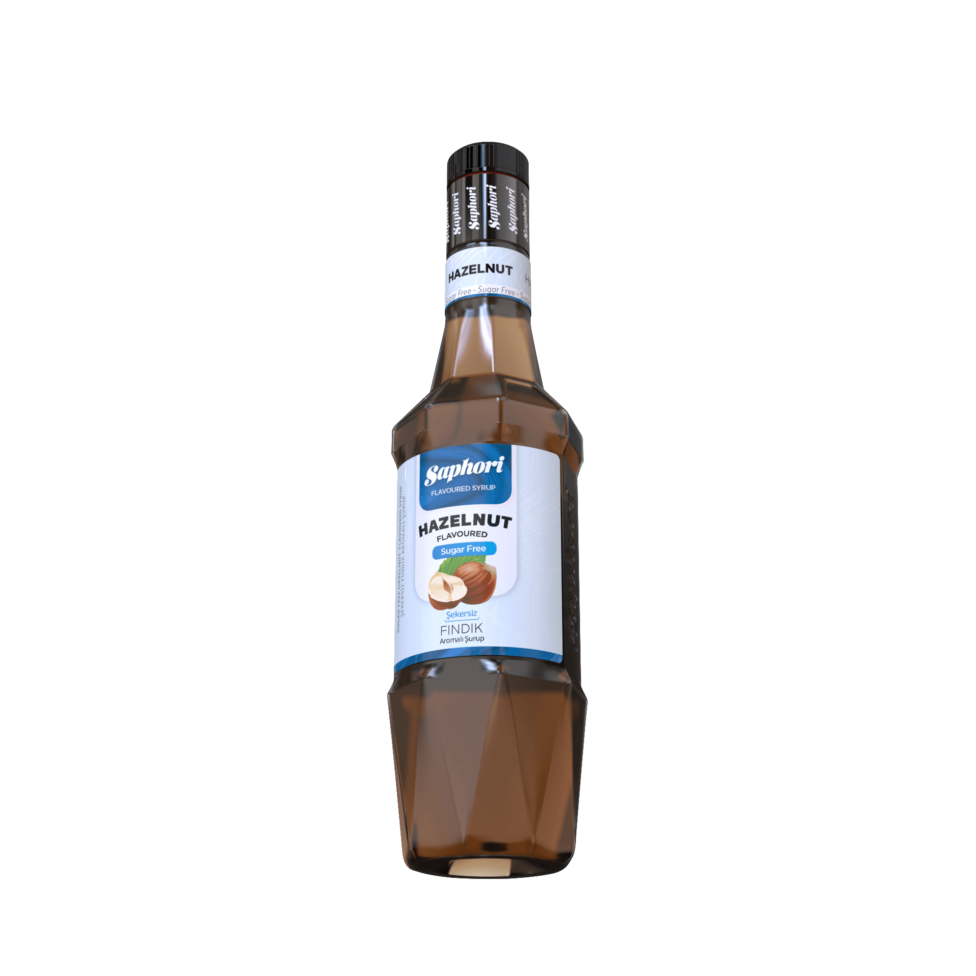 Saphori Şekersiz Fındık Aromalı Kokteyl Şurubu 700 ML