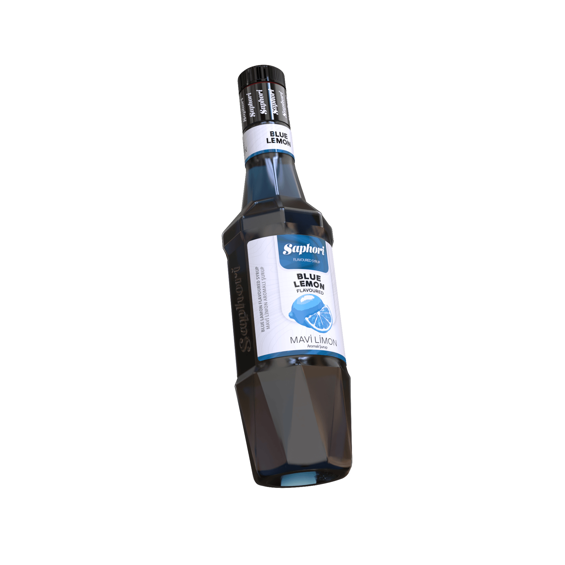 Saphori Mavi Limon Aromalı Kokteyl Şurubu 700 ML