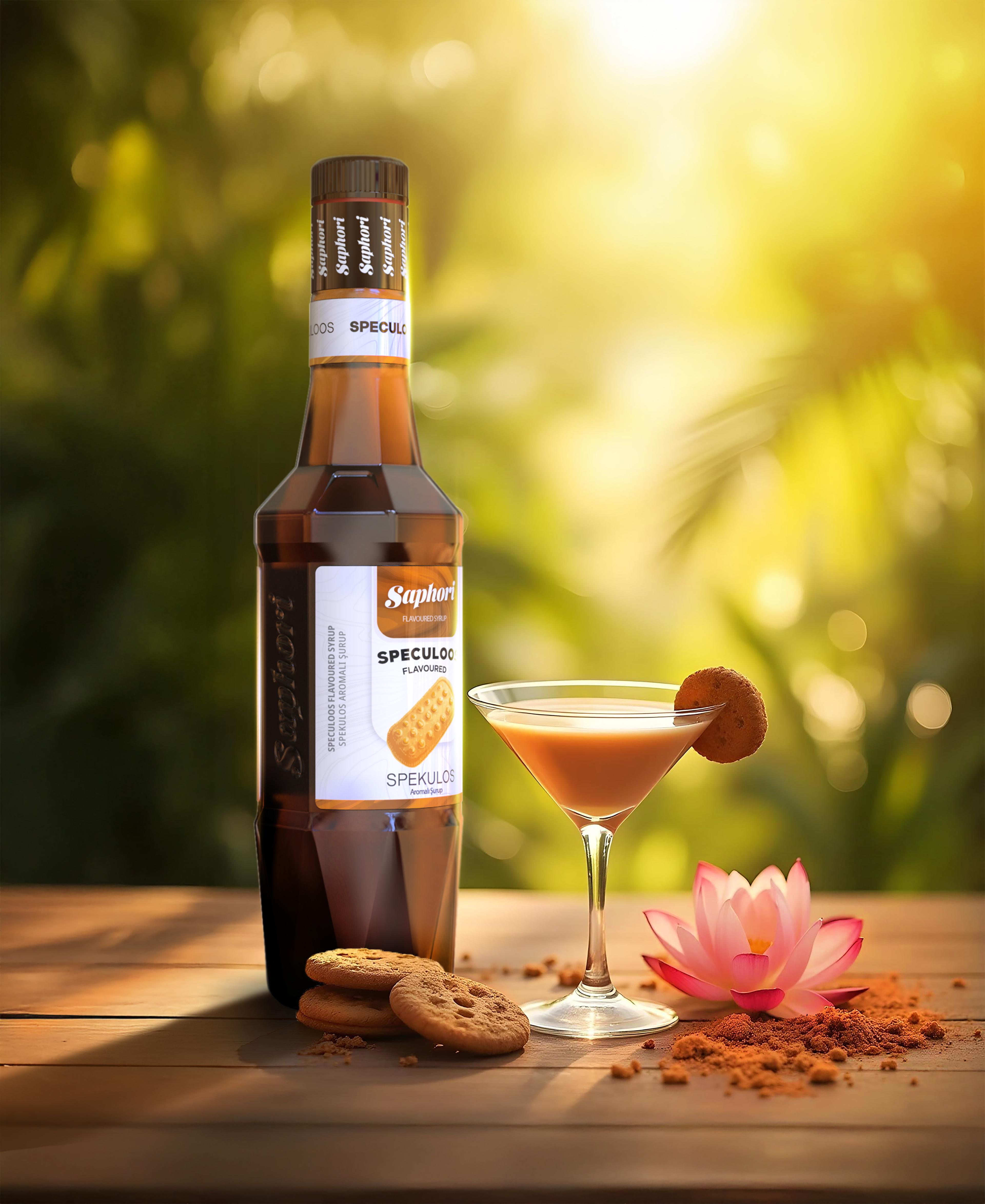Saphori Spekulos (Lotus) Aromalı Kokteyl Şurubu 700 ML