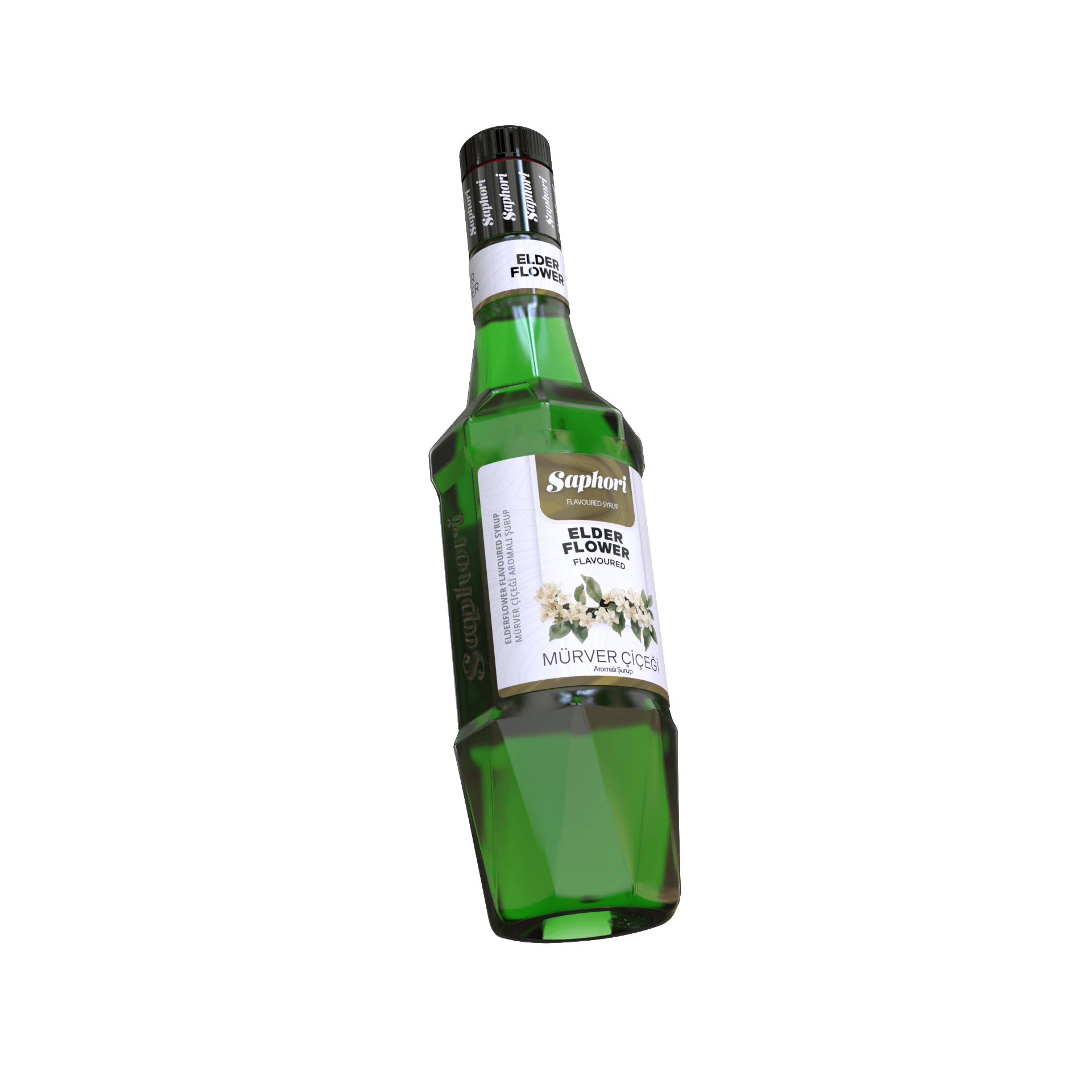Saphori Elderflower Flavored Cocktail Syrup
