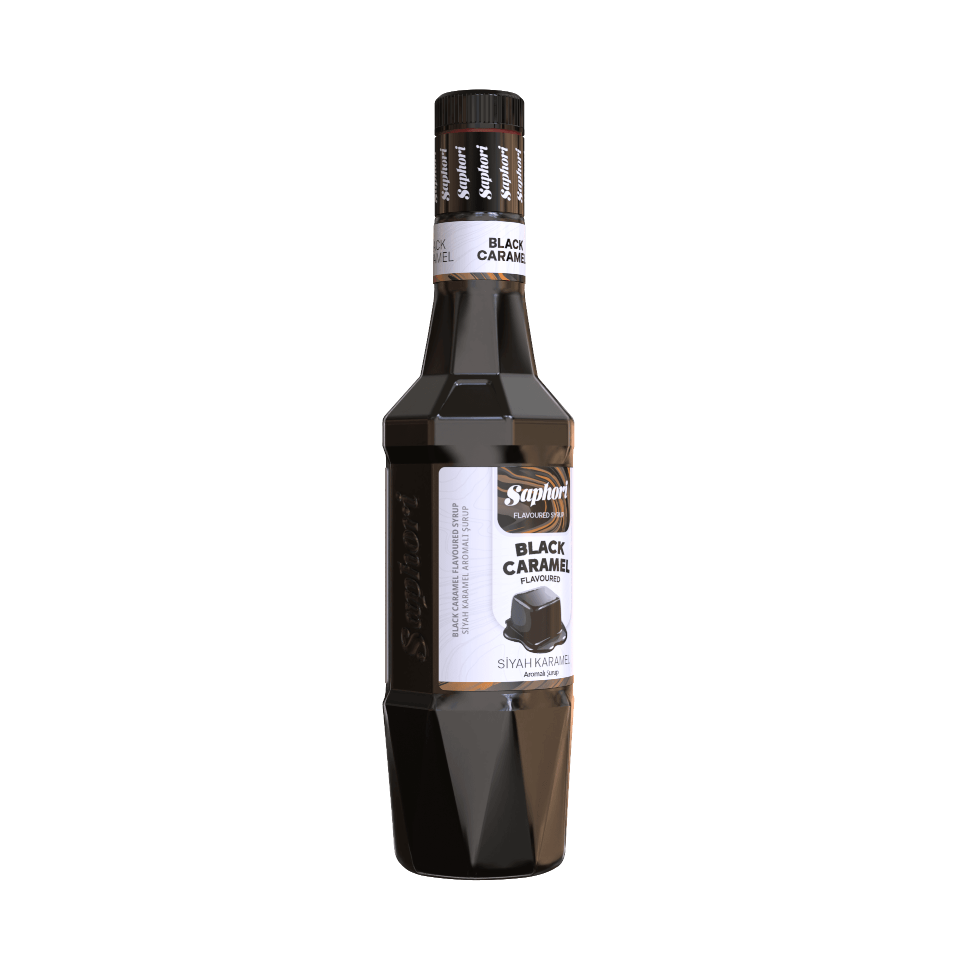 Saphori Black Caramel Flavored Cocktail Syrup 700 ML