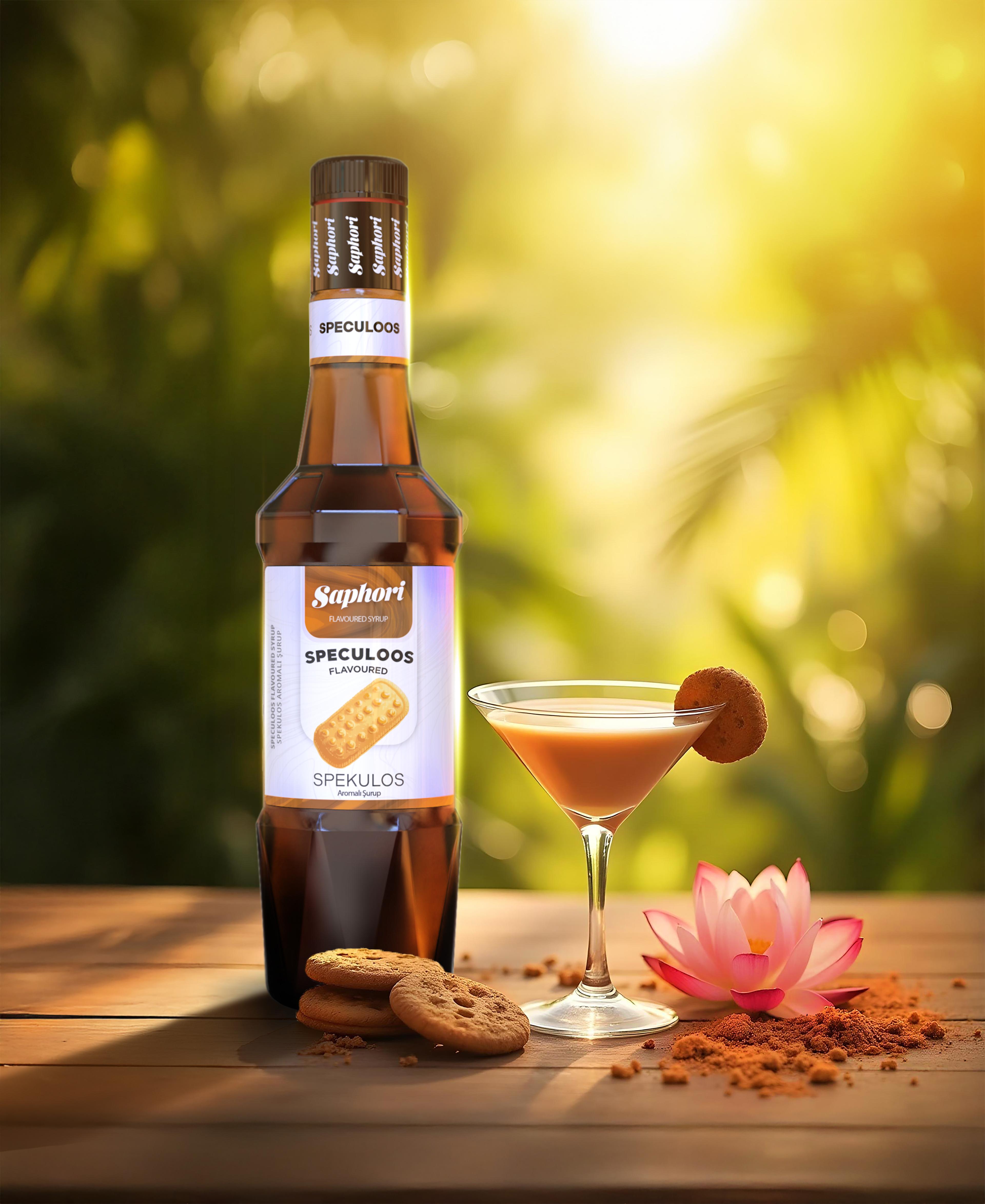 Saphori Spekulos (Lotus) Aromalı Kokteyl Şurubu 700 ML