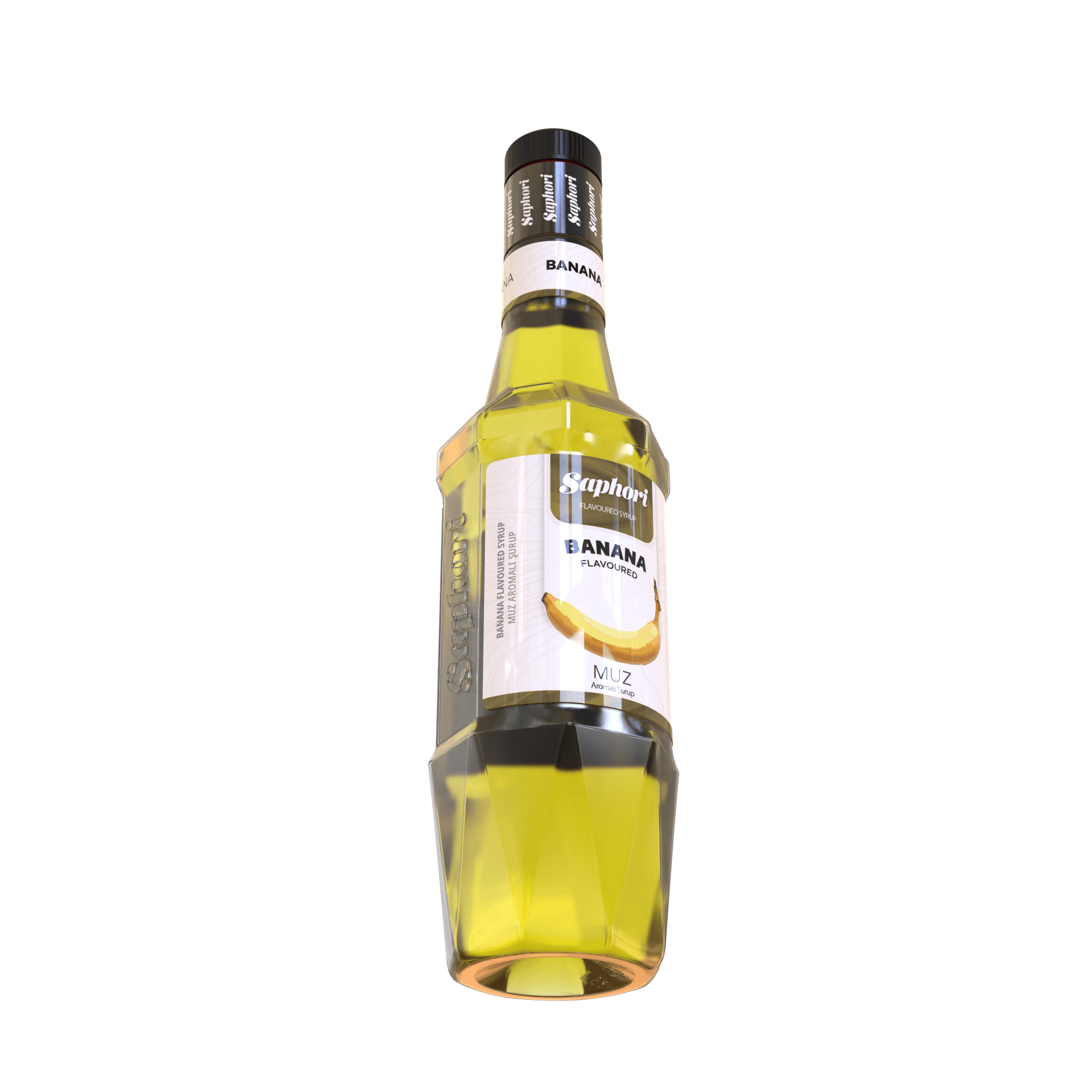 Saphori Muz Aromalı Kokteyl Şurubu 700 ML