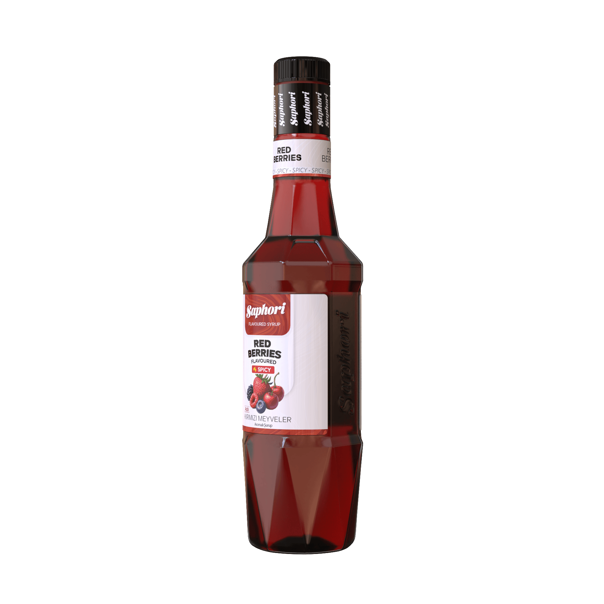 Saphori Spicy Red Fruit Flavored Cocktail Syrup 700 ML