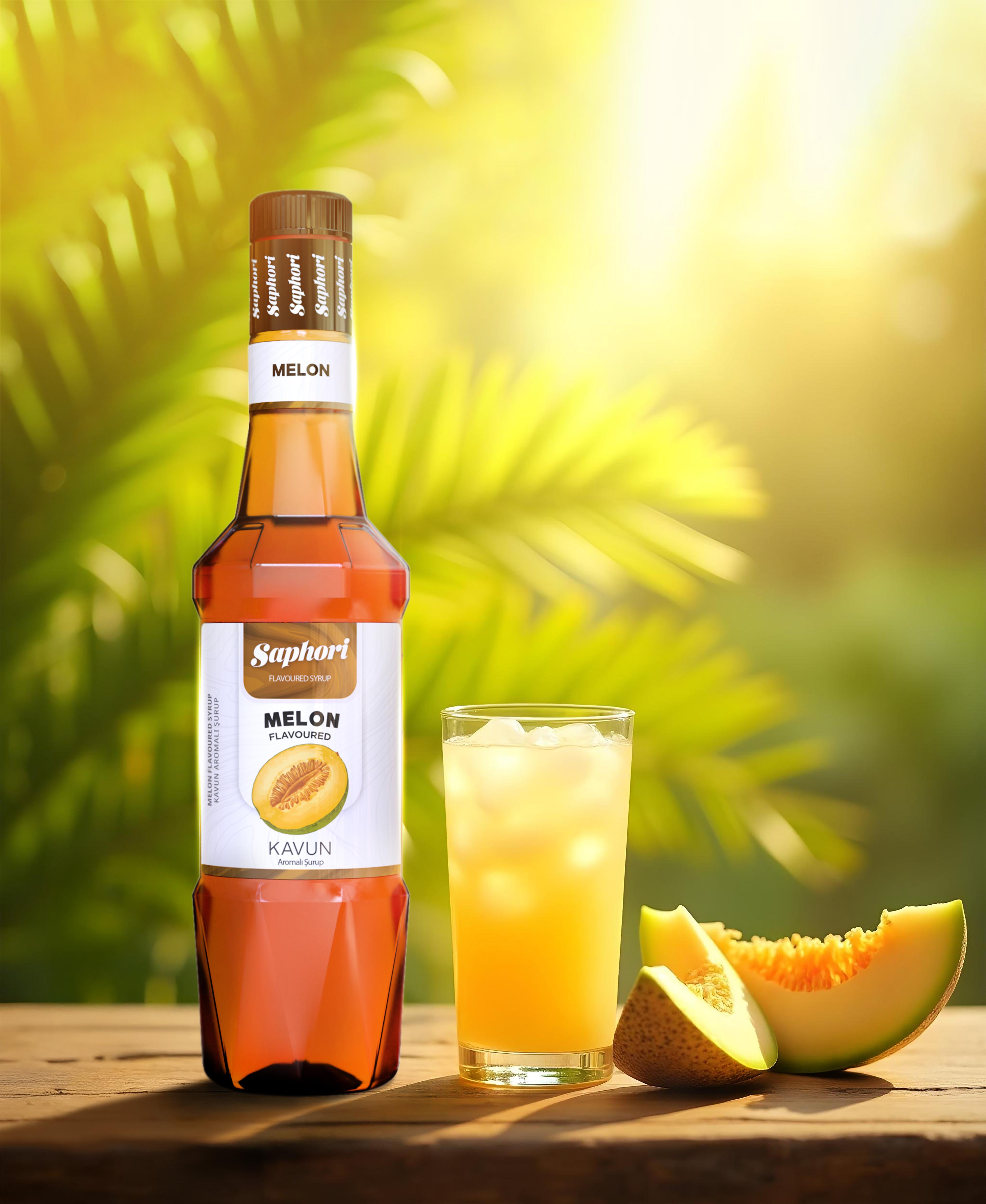 Saphori Kavun Aromalı Kokteyl Şurubu 700 ML
