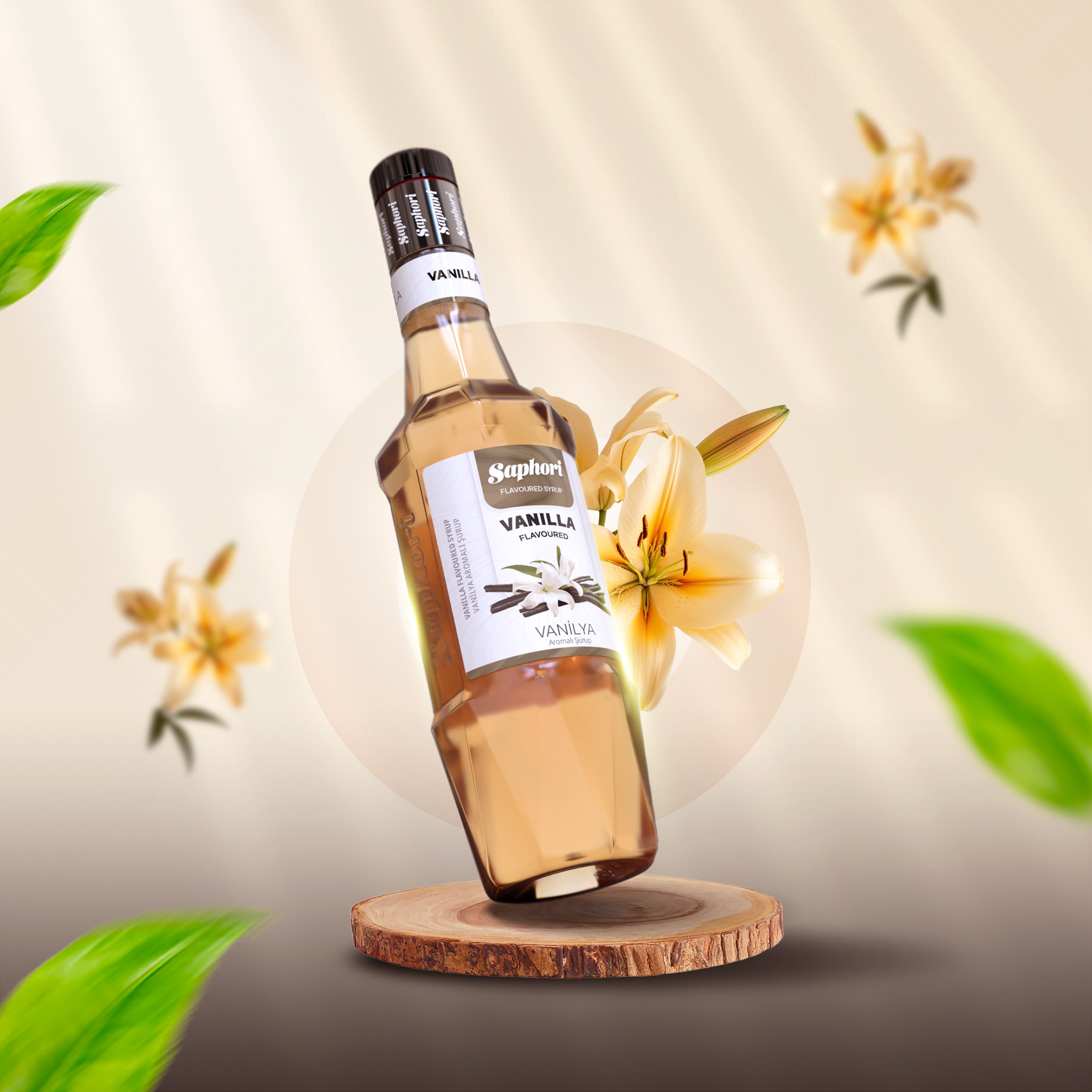 Saphori Vanilya Aromalı Kokteyl Şurubu 700 ML
