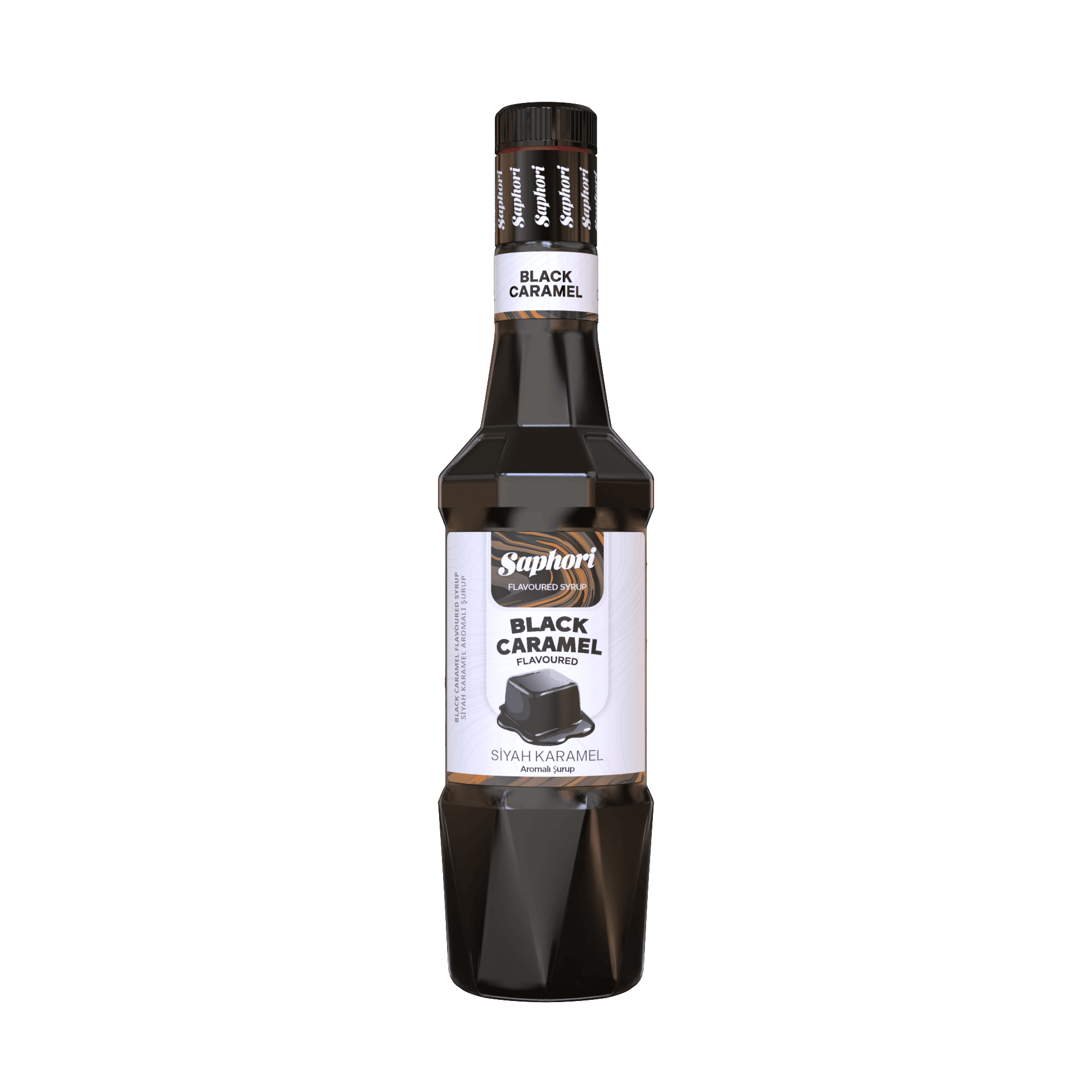 Saphori Black Caramel Flavored Cocktail Syrup 700 ML