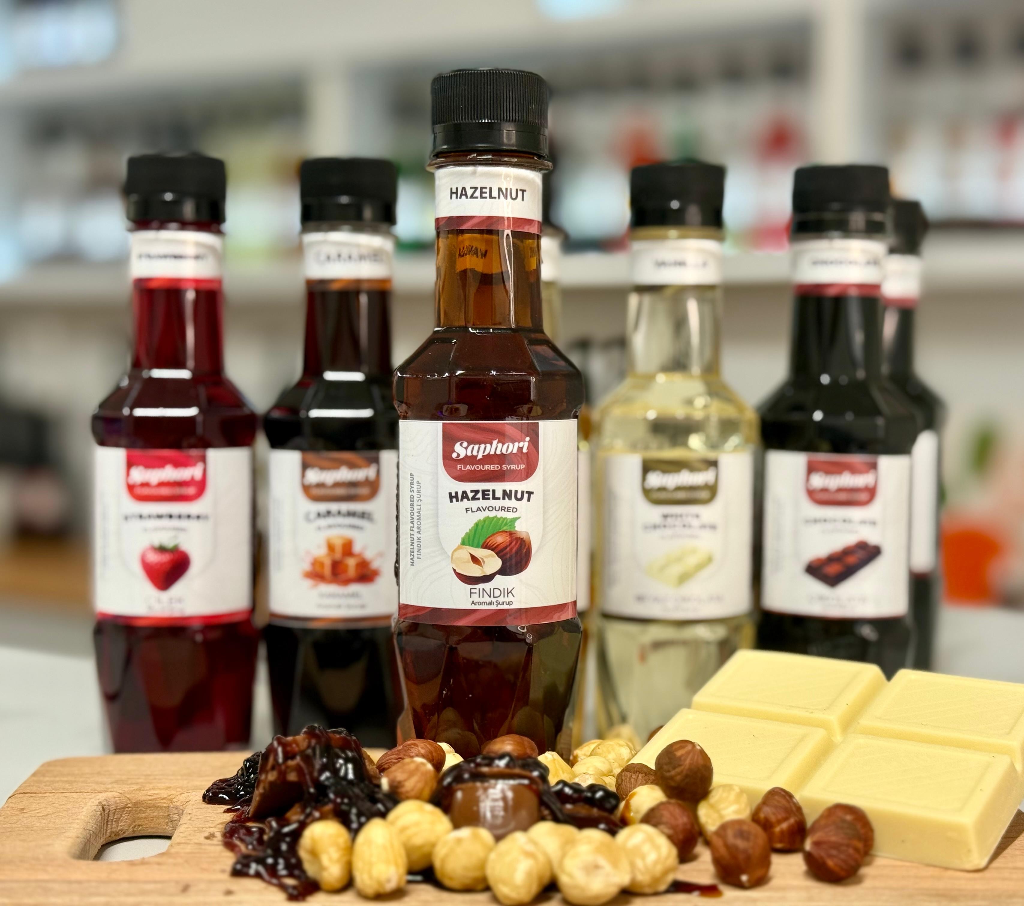 Saphori 6’lı Aromalı Kokteyl Şurubu Kahve Şurubu Seti 6 x 250 ML