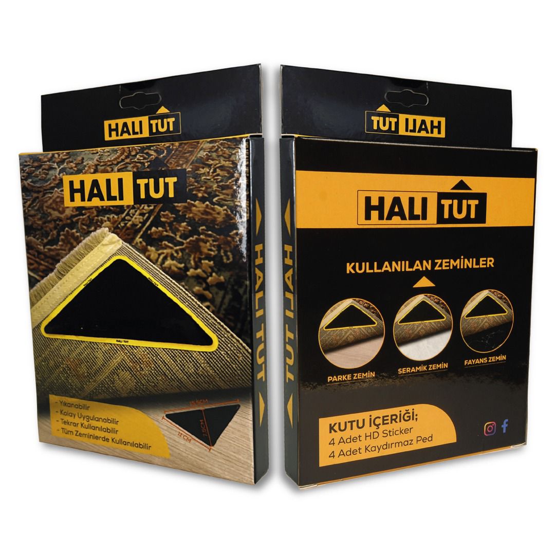 Halı Altı Kaydırmaz Ped Kayma Önleyici Tutucu Bant Halı Tutma Aparatı Kilim Paspas Zemin Sabitleyici