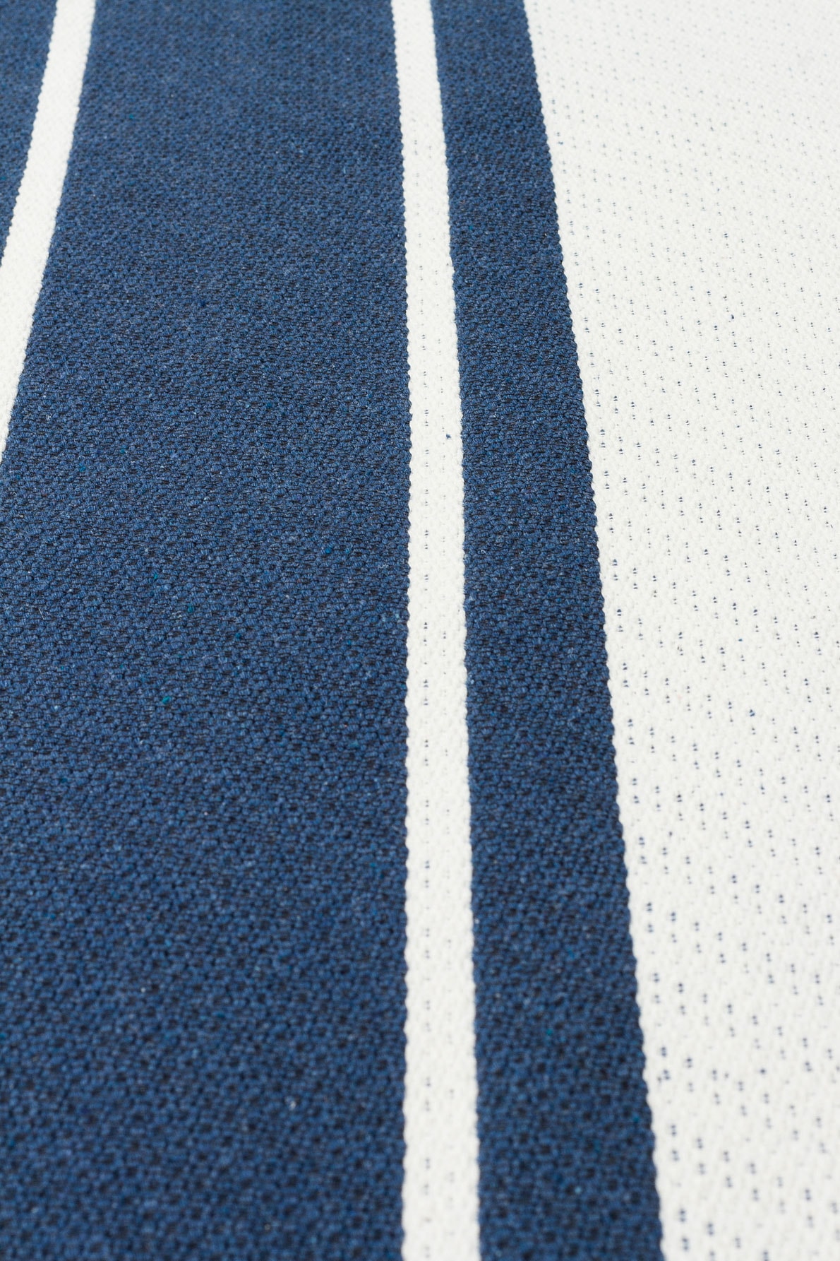 Arya 12 Mavi Çift Taraflı Pamuklu Renkli Kilim Makinede Yıkanabilir Banyo Balkon Mutfak Kilimi