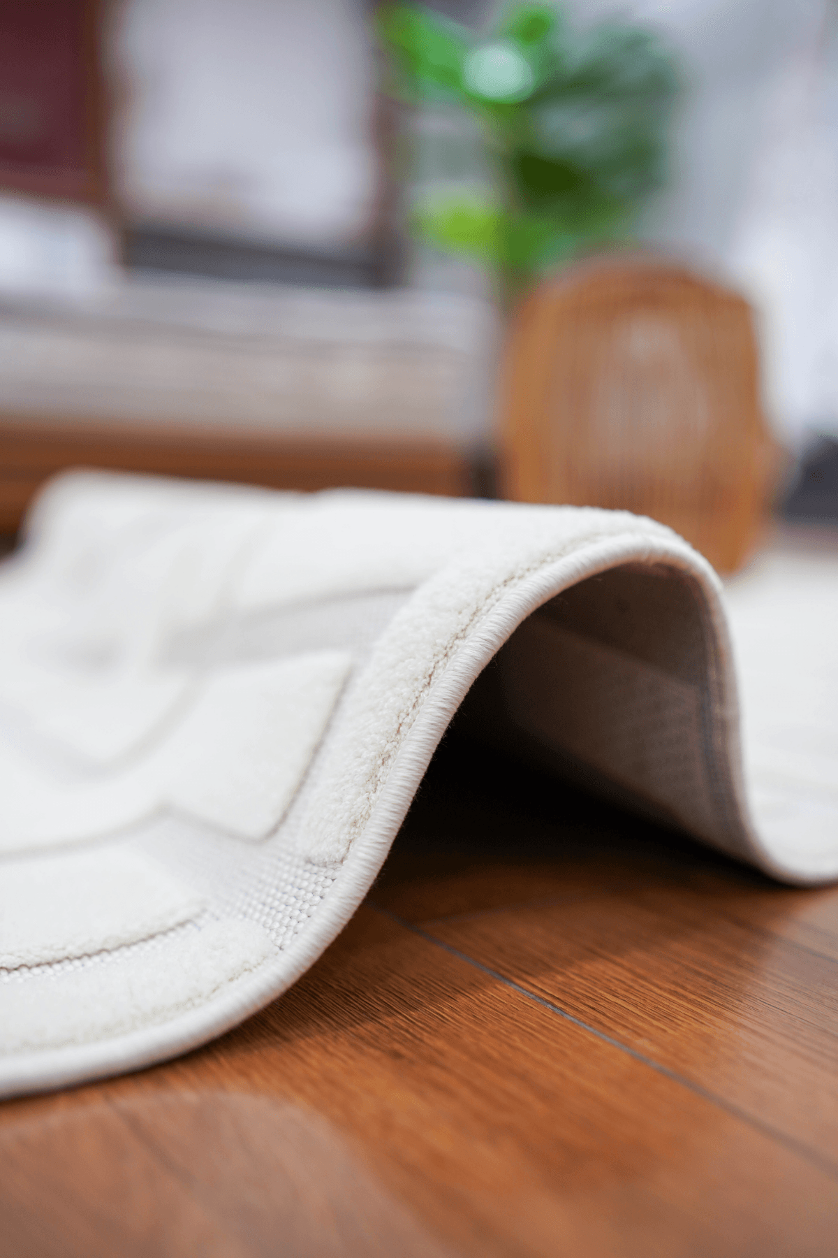 İndus 8006 Krem Bukle Yumuşak Dokulu Salon Mutfak Oturma Odası Makine Halısı Koridor Kesme Yolluk