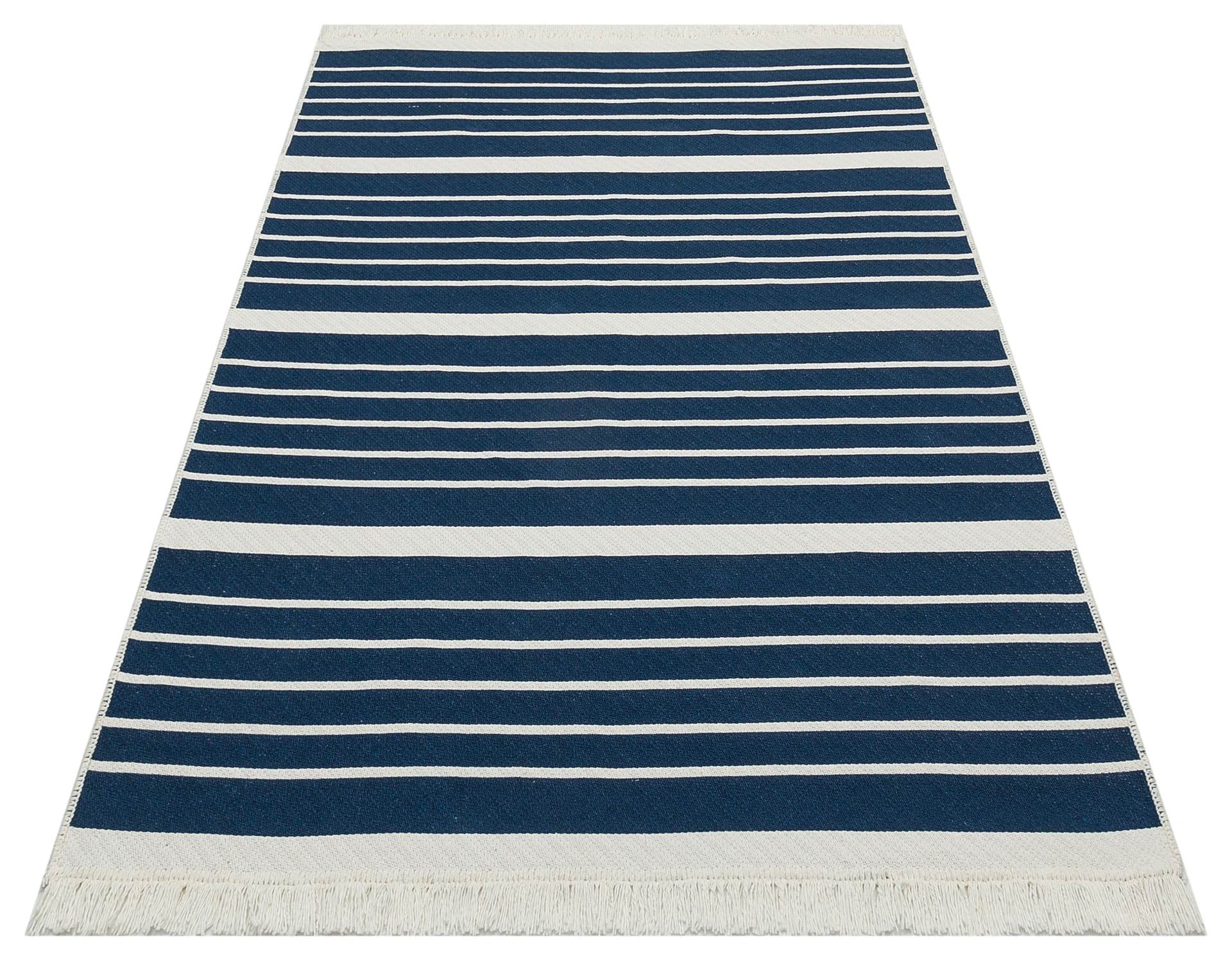 Arya 14 Mavi Yıkanabilen Çift Taraflı Kilim