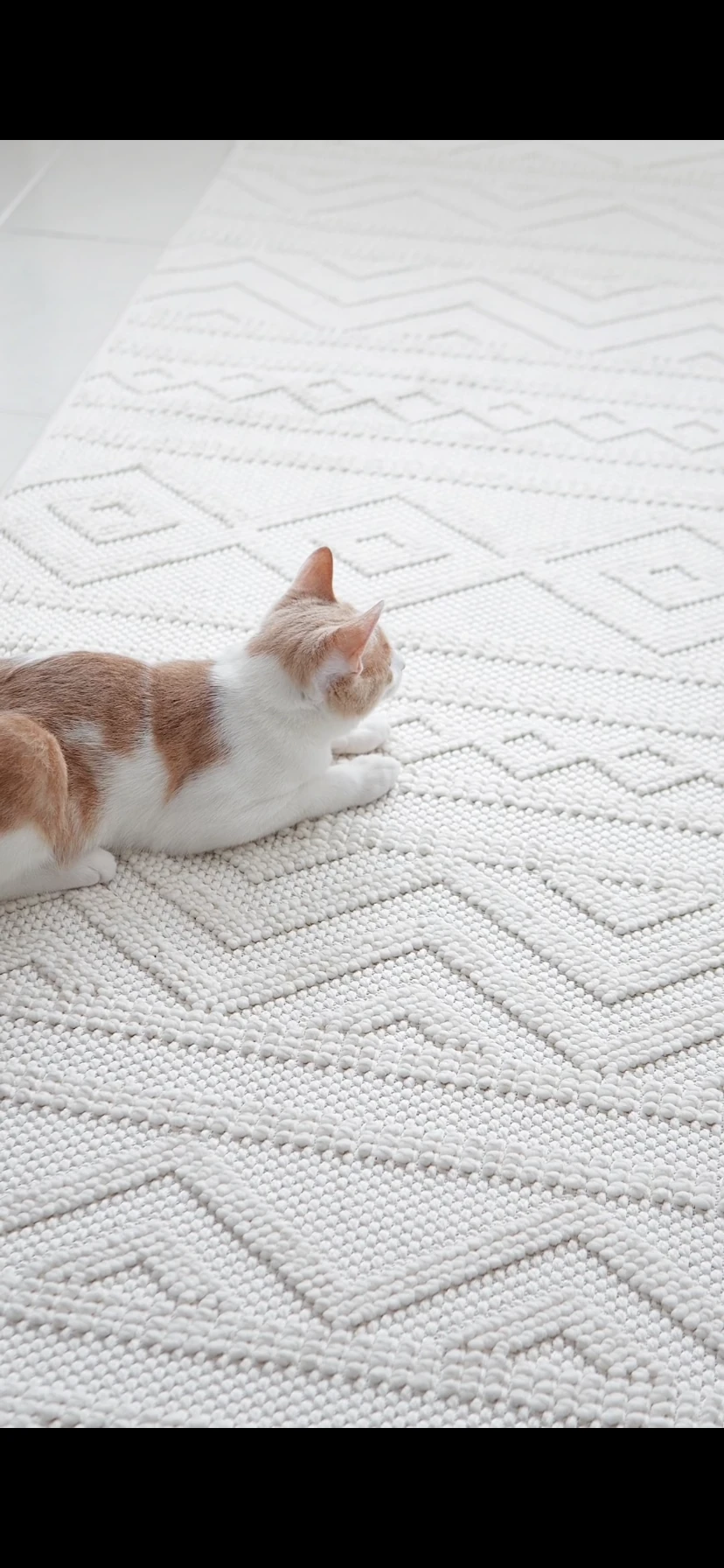 Vega 1459 Krem Bukle Yumuşak Dokulu Salon Mutfak Oturma Odası Makine Halısı Koridor Kesme Yolluk