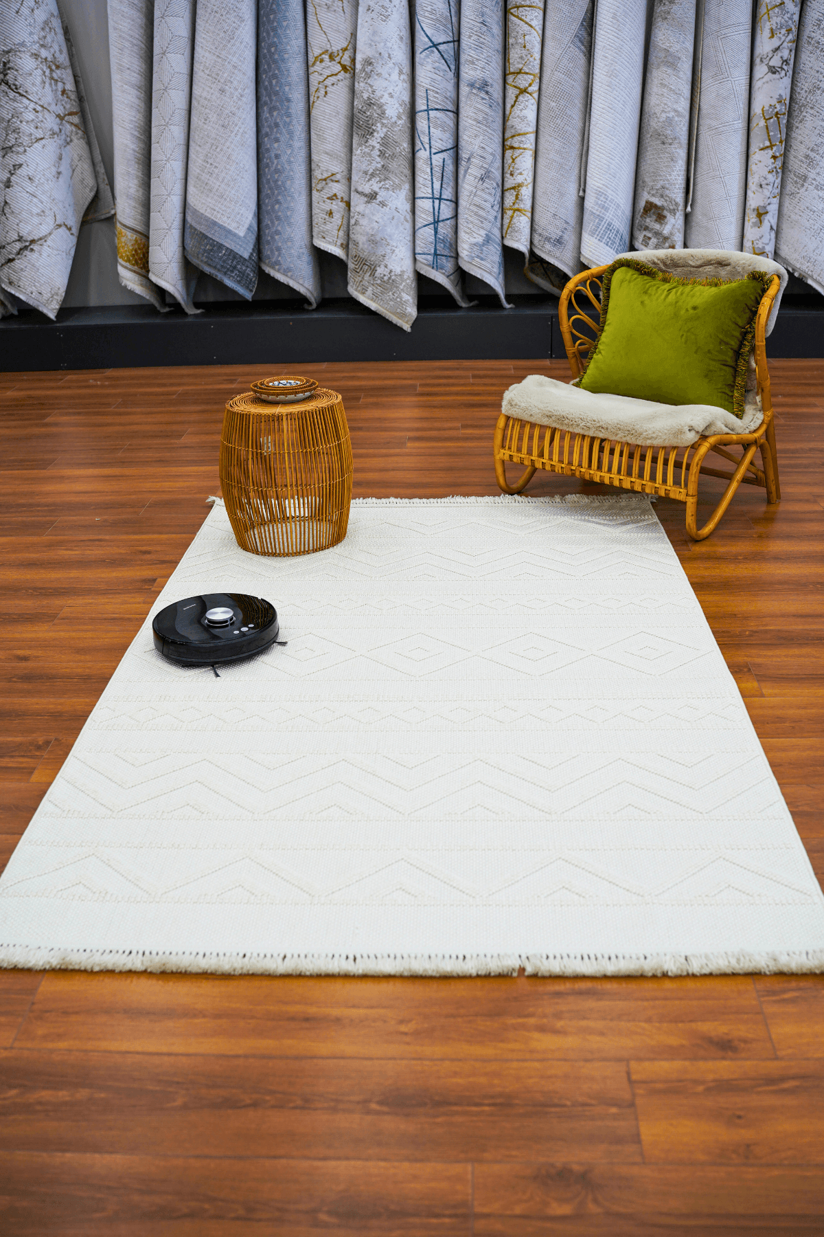 Vega 1459 Krem Bukle Yumuşak Dokulu Salon Mutfak Oturma Odası Makine Halısı Koridor Kesme Yolluk