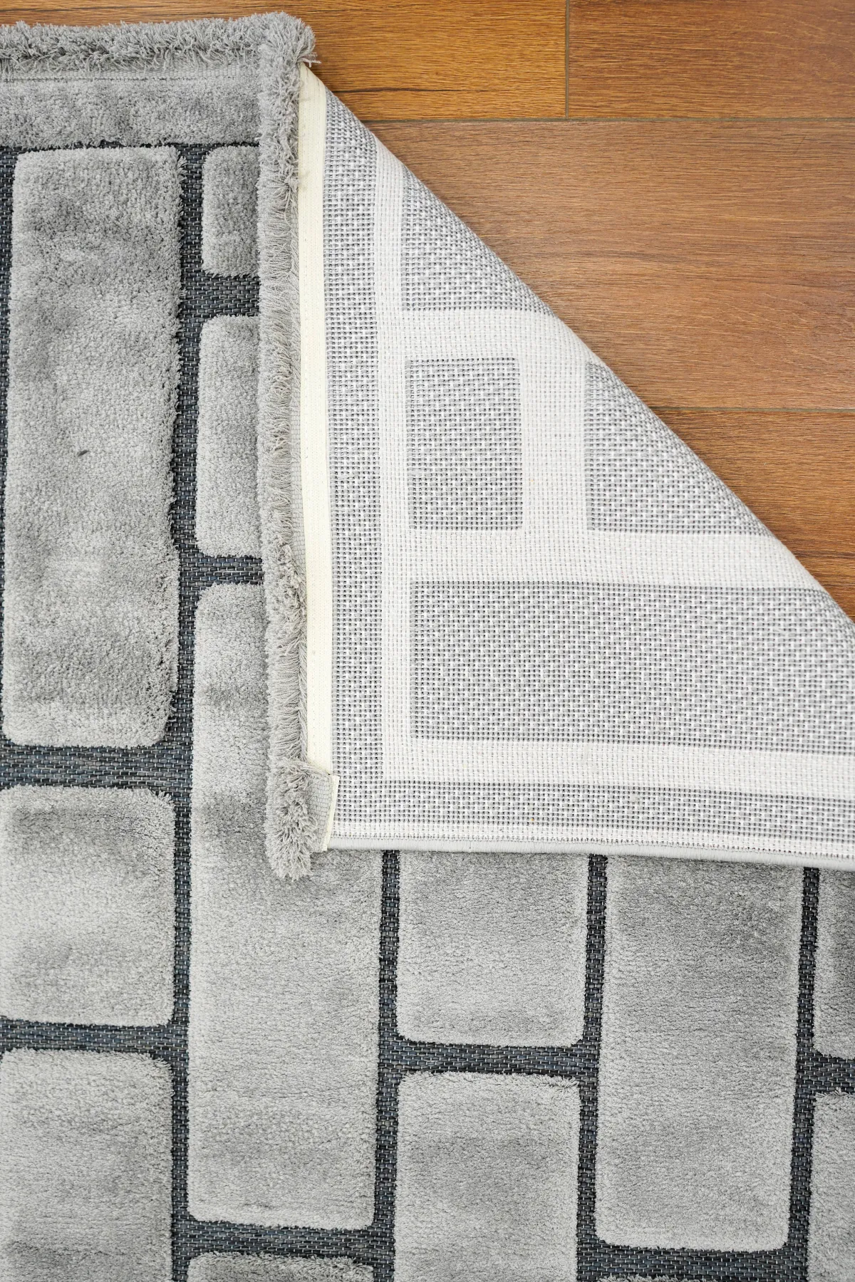 İndus 8008 Gri Bukle Yumuşak Dokulu Salon Mutfak Oturma Odası Makine Halısı Koridor Kesme Yolluk