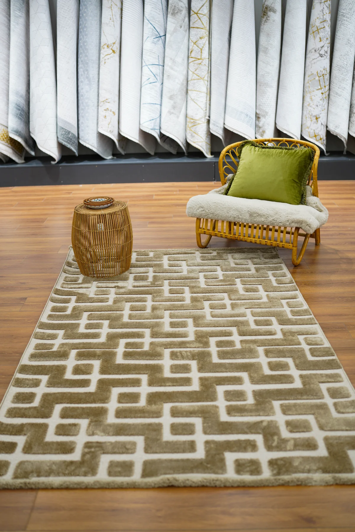 İndus 8005 Vizon Bukle Yumuşak Dokulu Salon Mutfak Oturma Odası Makine Halısı Koridor Kesme Yolluk