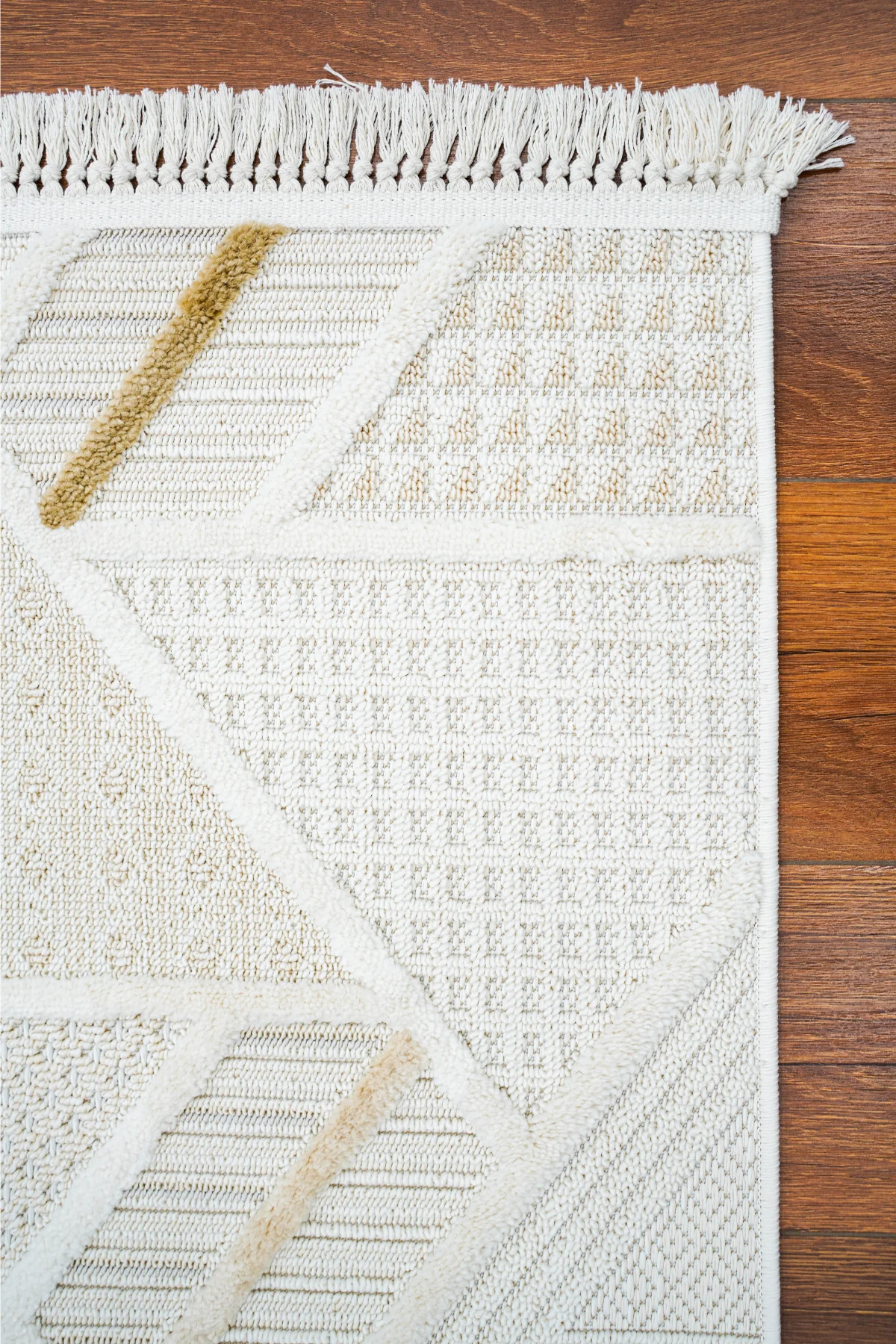 Bonn 8805 Krem Bukle Yumuşak Dokulu Salon Mutfak Oturma Odası Makine Halısı Koridor Kesme Yolluk