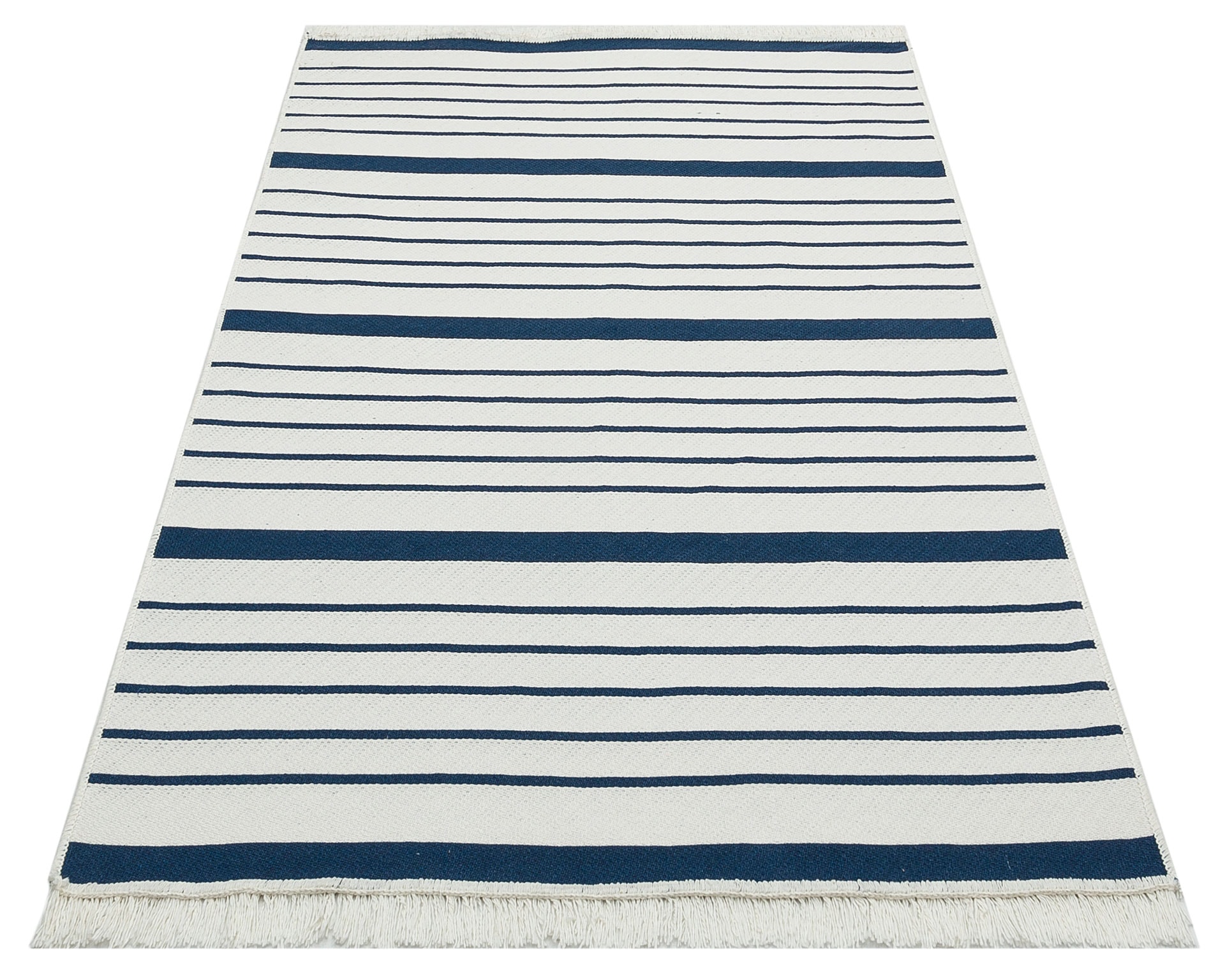 Arya 14 Mavi Yıkanabilen Çift Taraflı Kilim