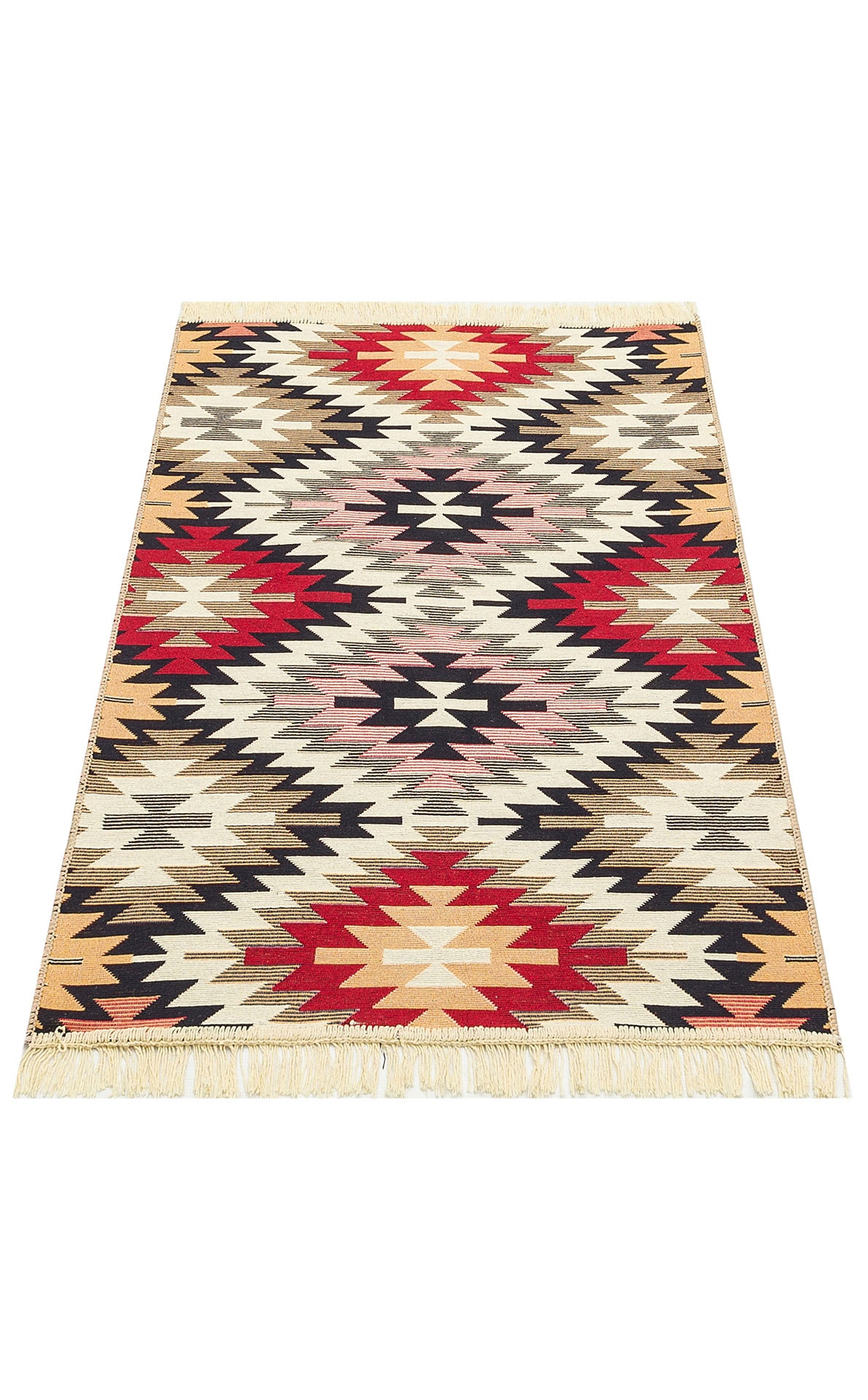 Arya 33 Kırmızı Yıkanabilen Çift Taraflı Kilim