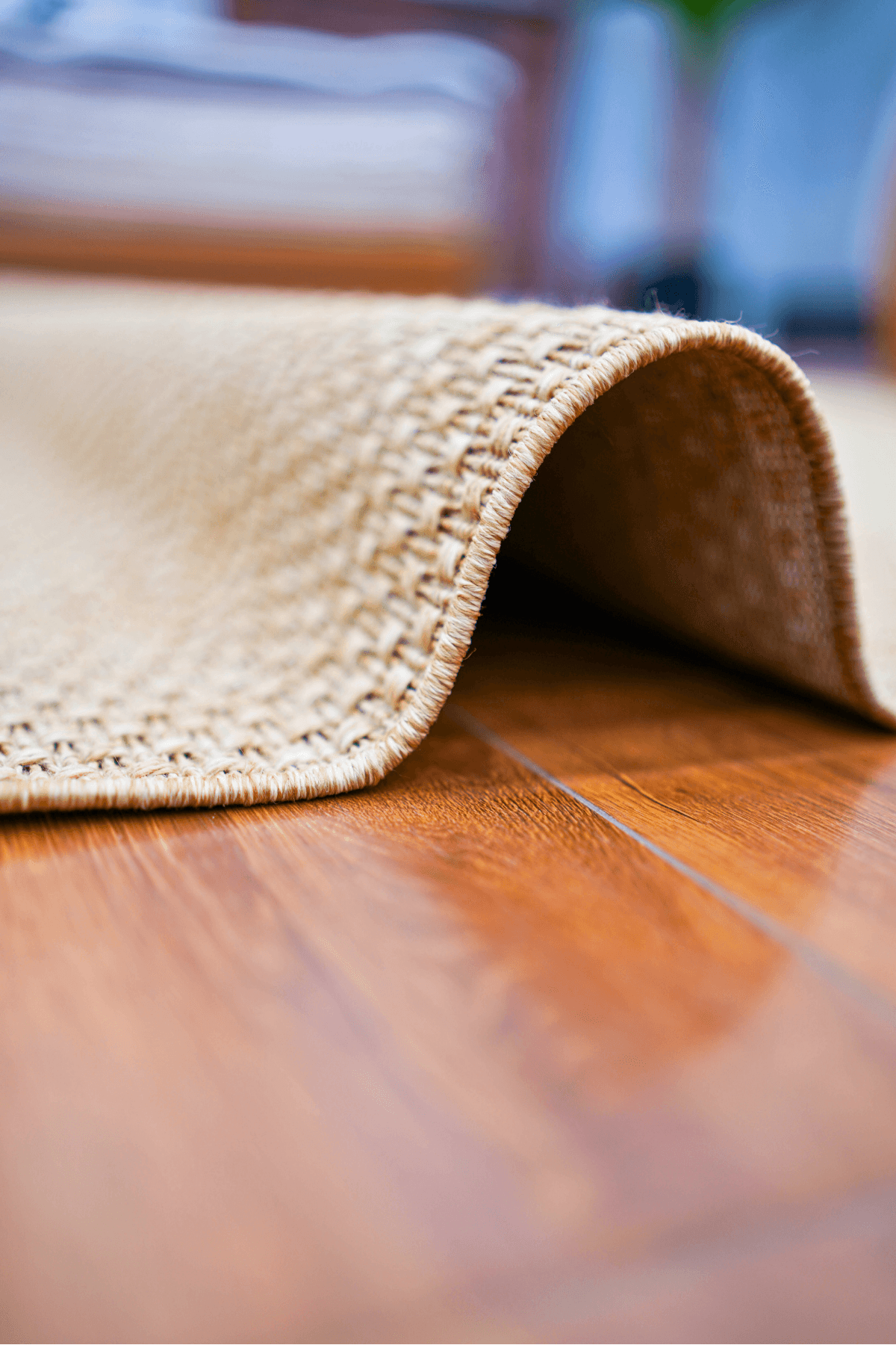 Beyrut 9104 Bej Sisal Jut Hasır Dekoratif Model Dokuma Hav Toz Vermez Halı Örme Kilim Yolluk