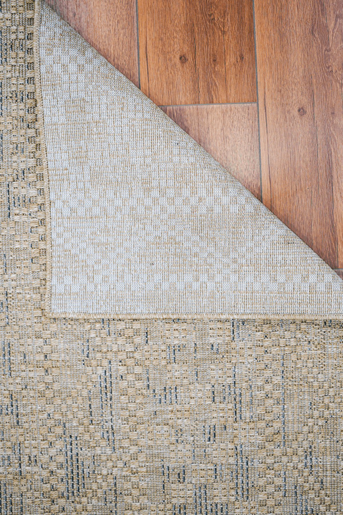 Beyrut 9103 Bej Sisal Jut Hasır Dekoratif Model Dokuma Hav Toz Vermez Halı Örme Kilim Yolluk