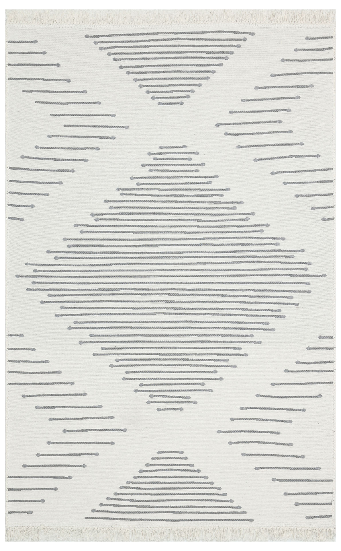 Arya 15 Gri Yıkanabilen Çift Taraflı Kilim