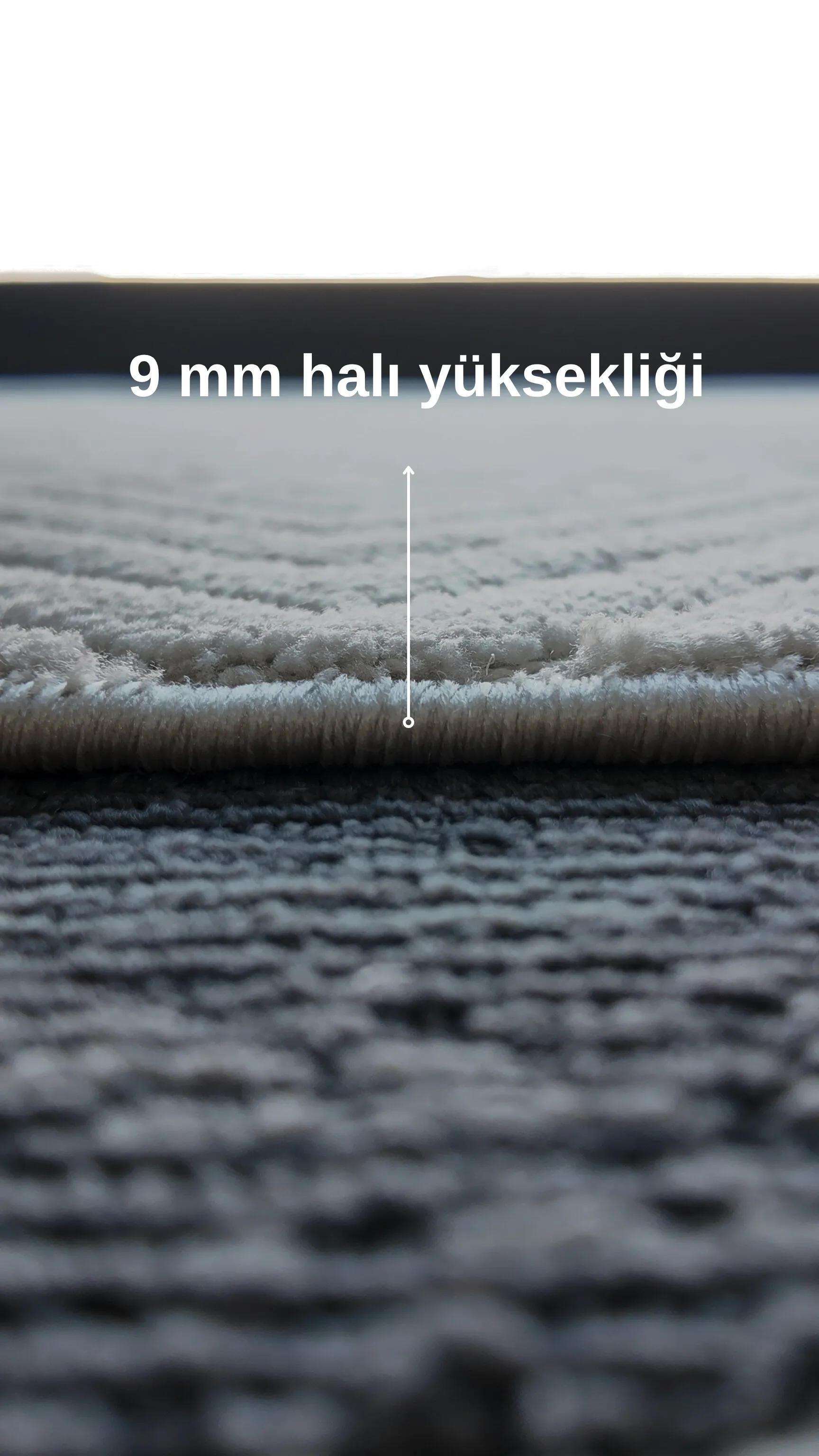 Prag 9207 Açık Gri Bukle Yumuşak Dokulu Salon Mutfak Oturma Odası Makine Halısı Koridor Kesme Yolluk