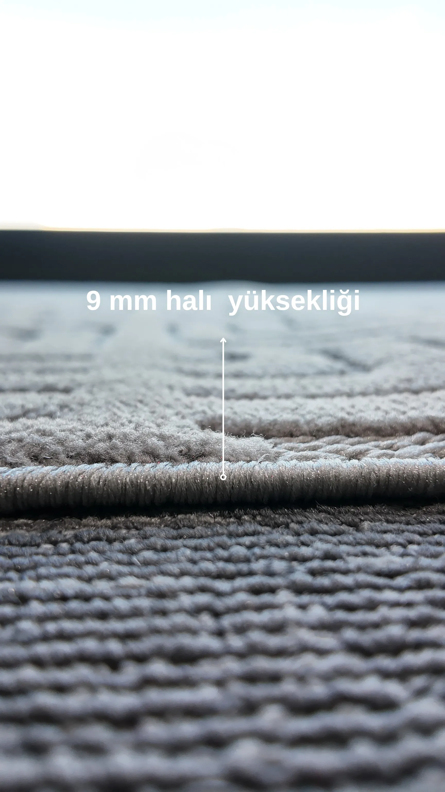 Prag 9210 Koyu Gri Bukle Yumuşak Dokulu Halı