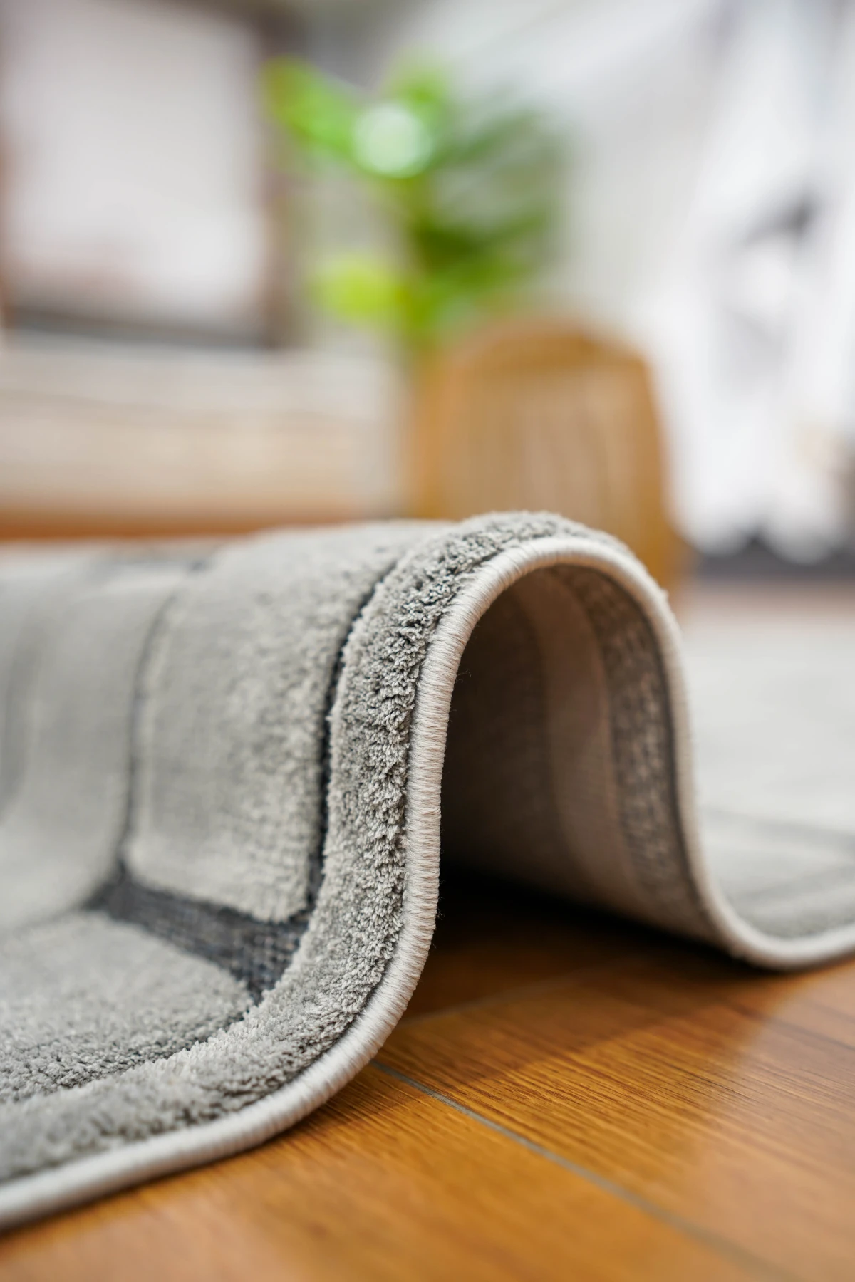 İndus 8008 Gri Bukle Yumuşak Dokulu Salon Mutfak Oturma Odası Makine Halısı Koridor Kesme Yolluk