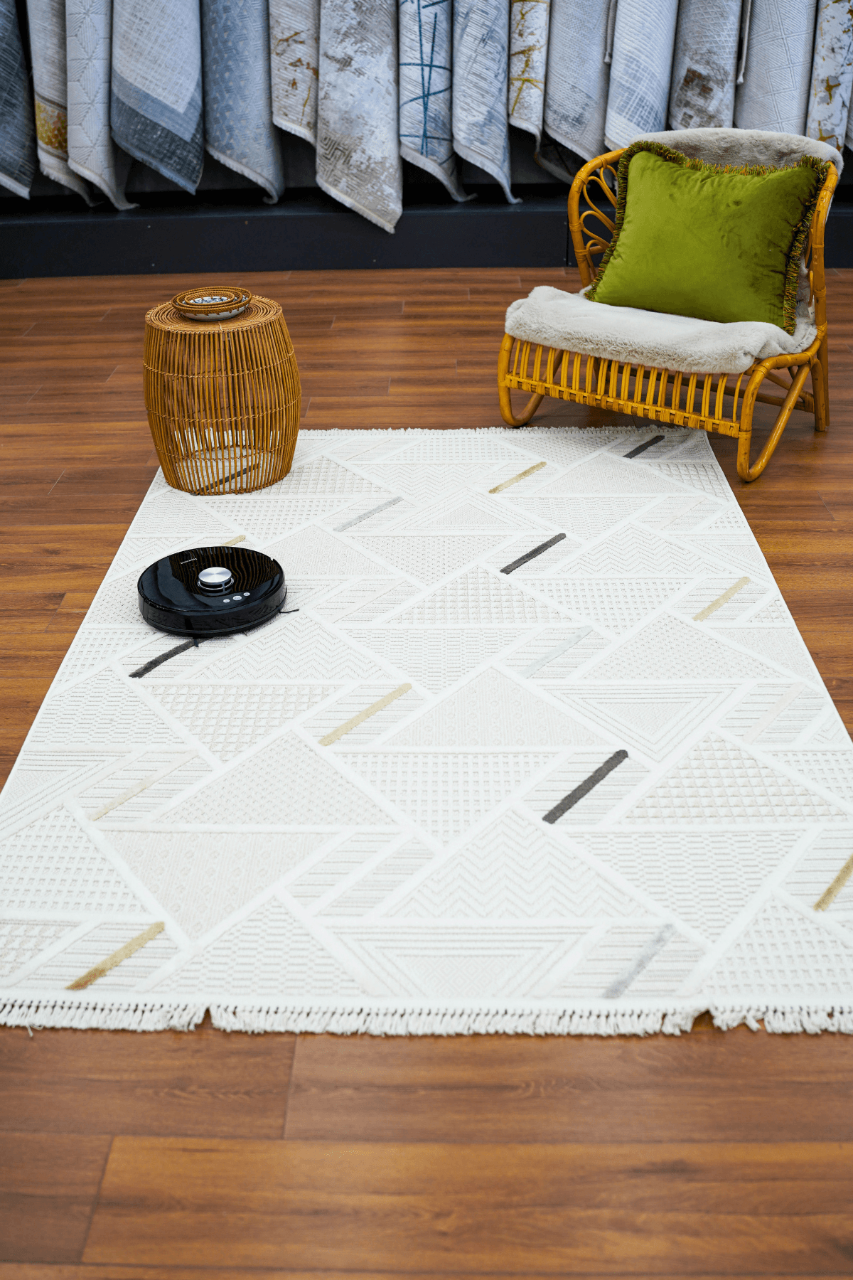 Bonn 8805 Krem Bukle Yumuşak Dokulu Salon Mutfak Oturma Odası Makine Halısı Koridor Kesme Yolluk