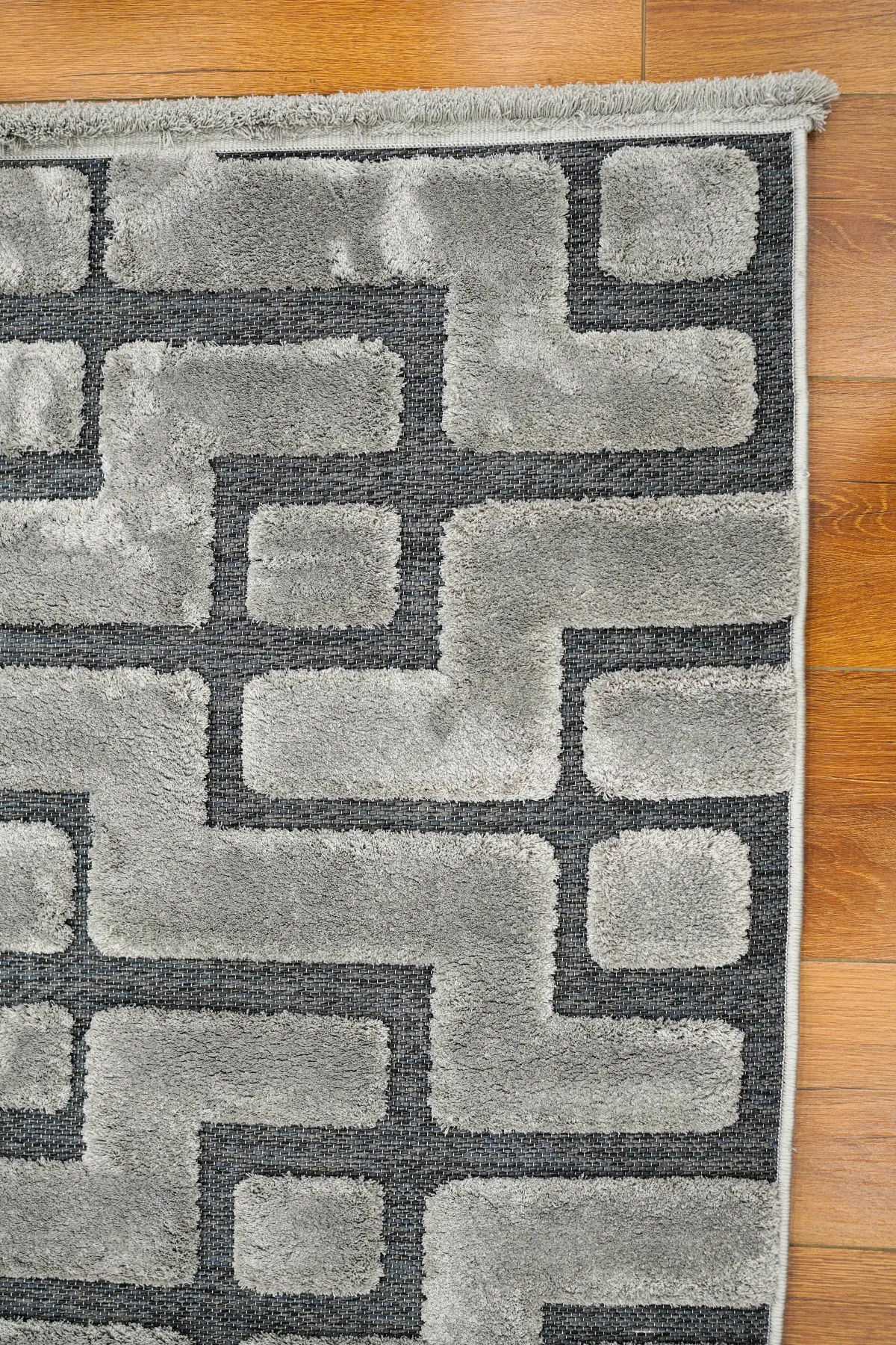 İndus 8007 Gri Bukle Yumuşak Dokulu Salon Mutfak Oturma Odası Makine Halısı Koridor Kesme Yolluk