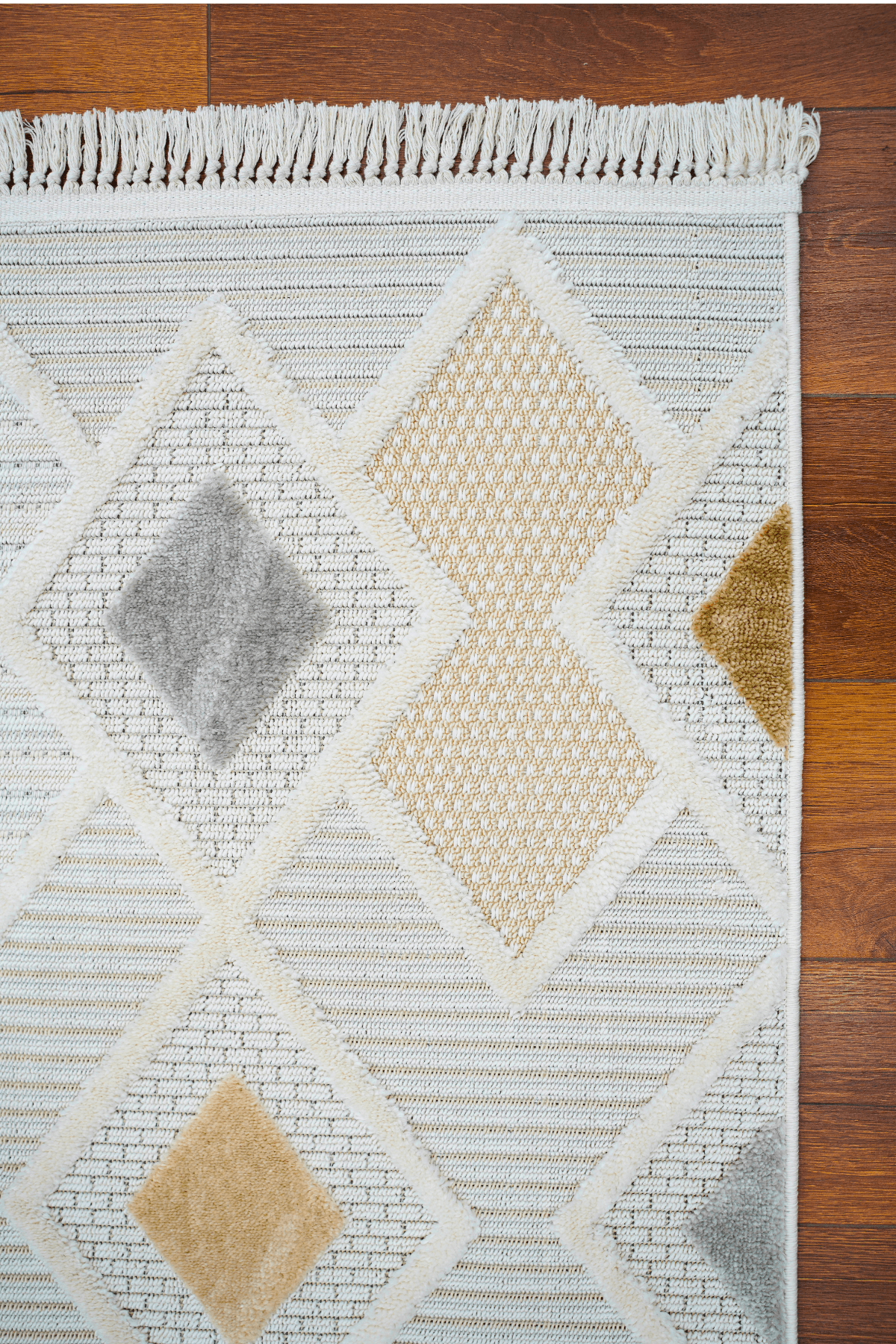 Bonn 8804 Gri Bukle Yumuşak Dokulu Salon Mutfak Oturma Odası Makine Halısı Koridor Kesme Yolluk