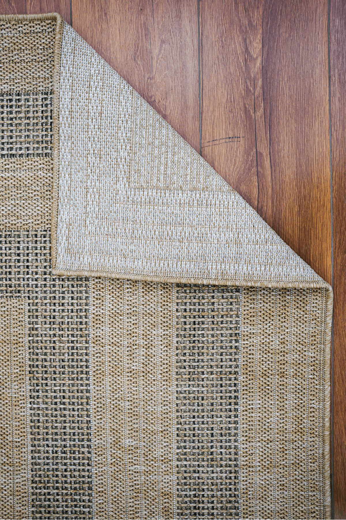 Beyrut 9101 Bej Sisal Jut Hasır Dekoratif Model Dokuma Hav Toz Vermez Halı Örme Kilim Yolluk