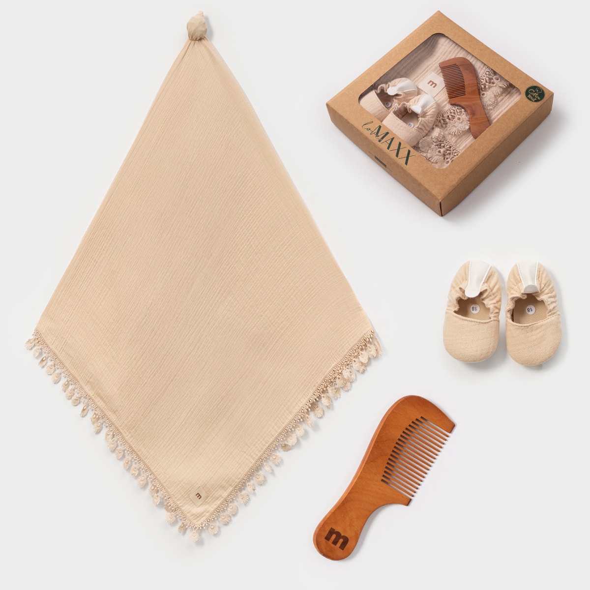 Lovemaxx Müslin Battaniye Set