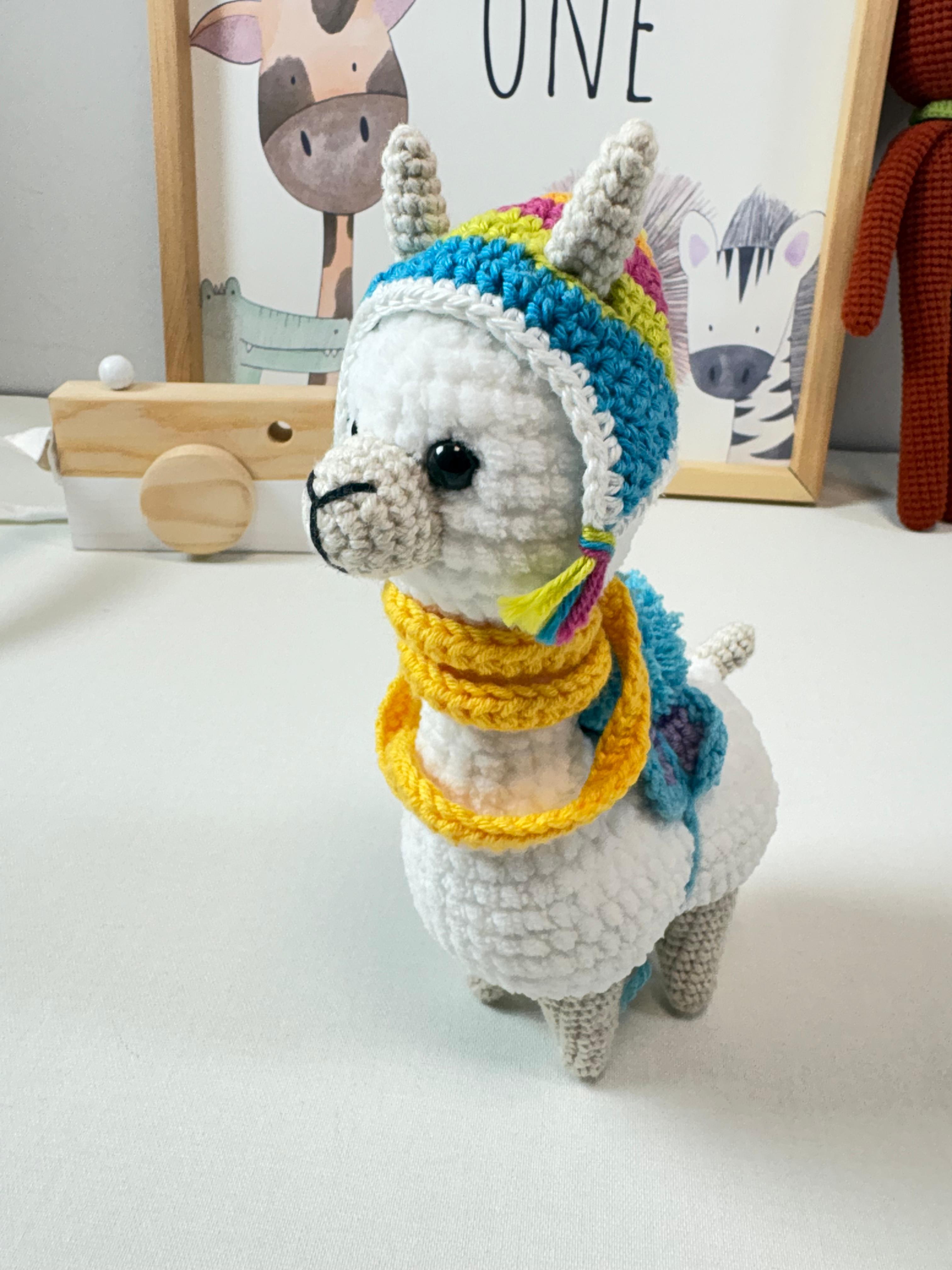 TOMEA TOYS - RENKLİ LAMA OYUNCAK