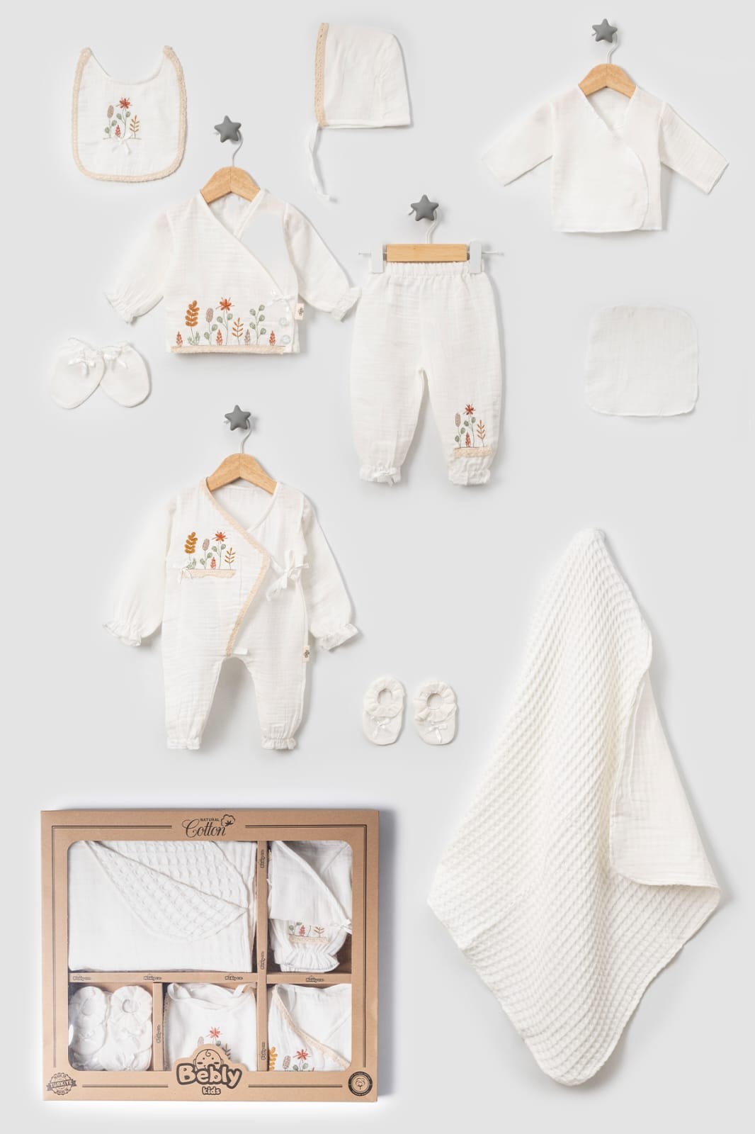 BEBLY KIDS KIZ 0-3 AY ÇİÇEK