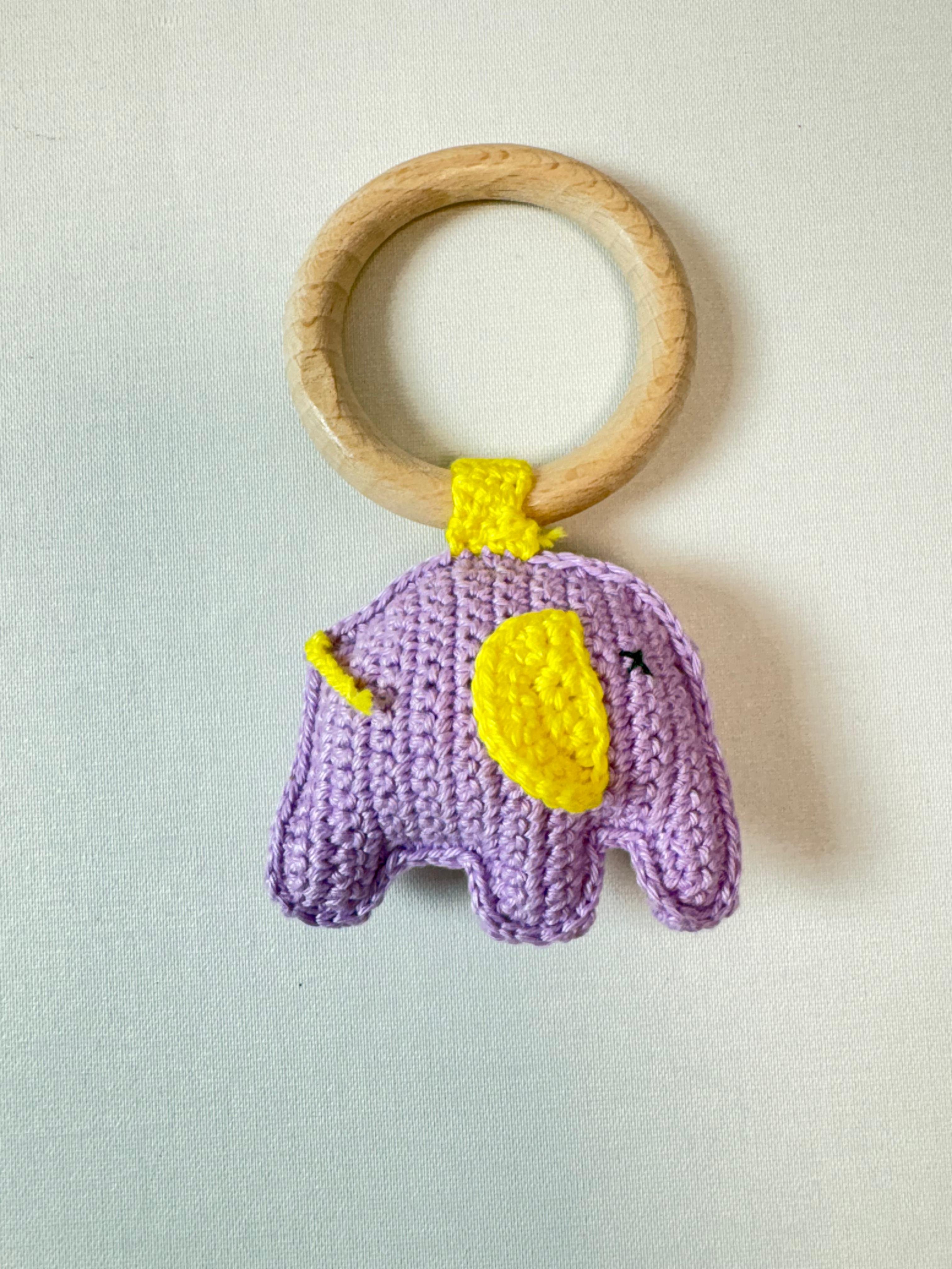 TOMEA TOYS - MOR SARI FİL DİŞ KAŞIYICI