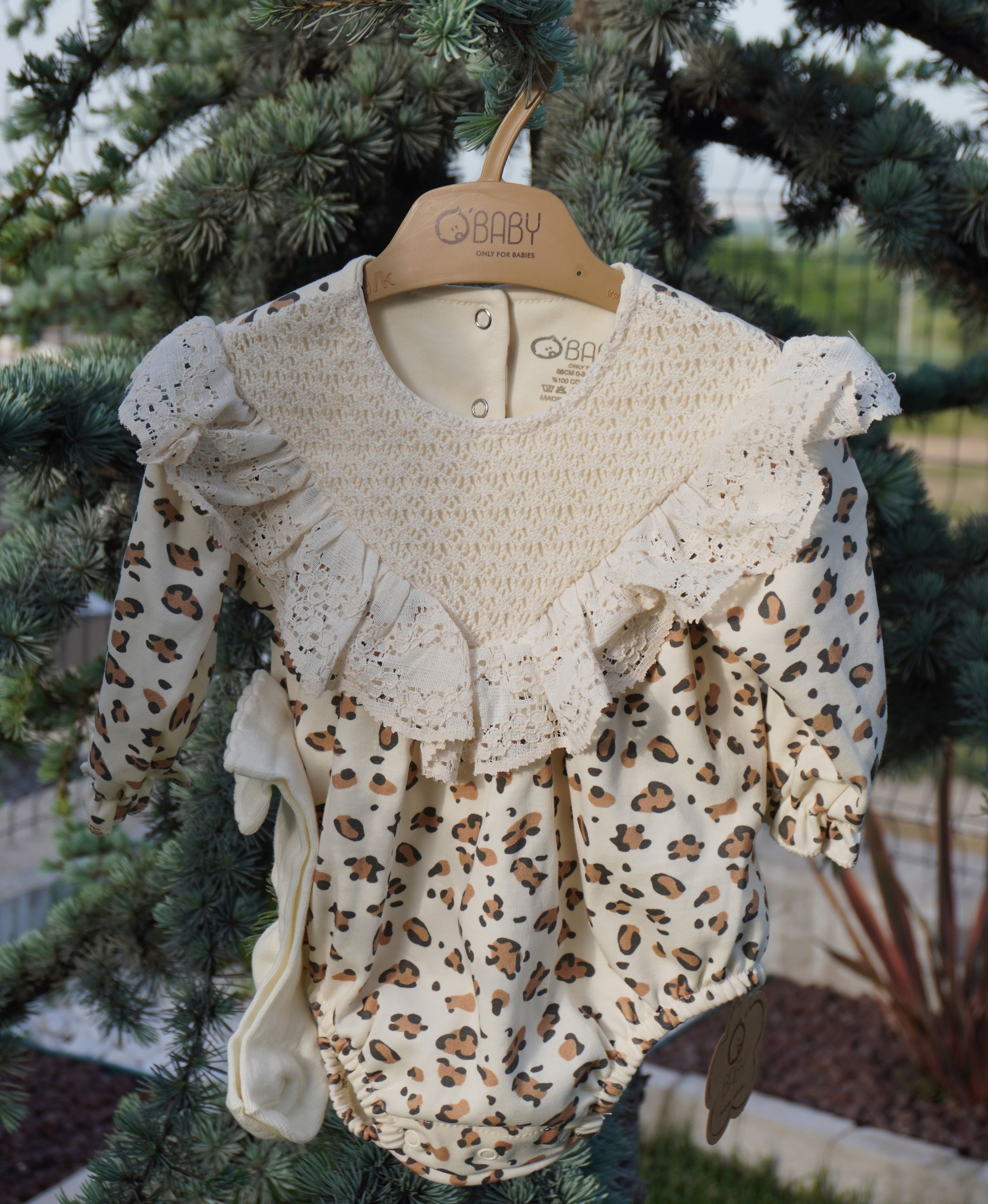 OBABY LEOPARLI ÇORAPLI BODY TAKIM