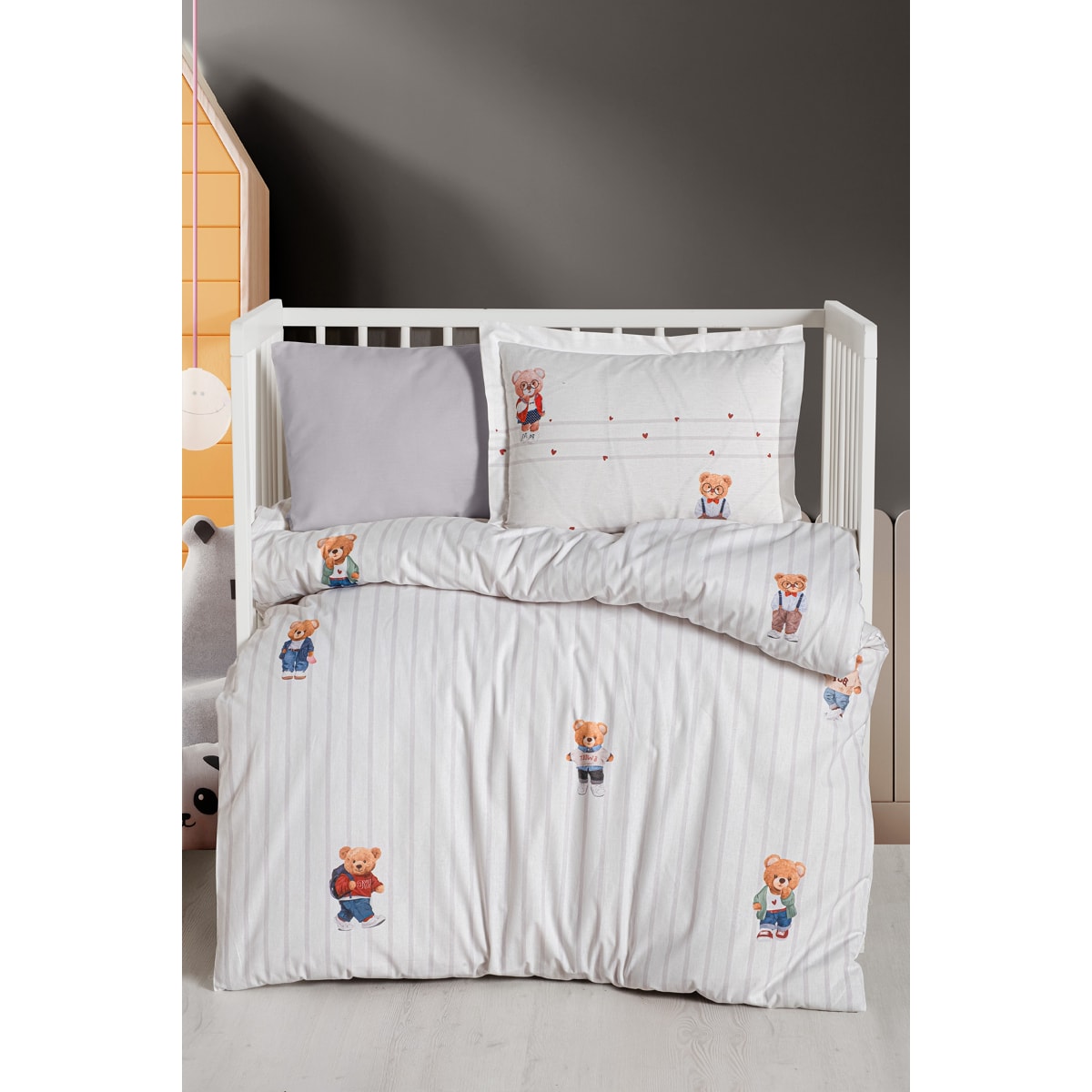 Tiny Bear %100 Pamuk 4'lü Nevresim Takımı
