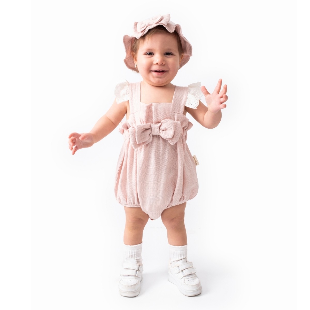 POPSHOPS DANTELLİ ŞAPKALI ROMPER