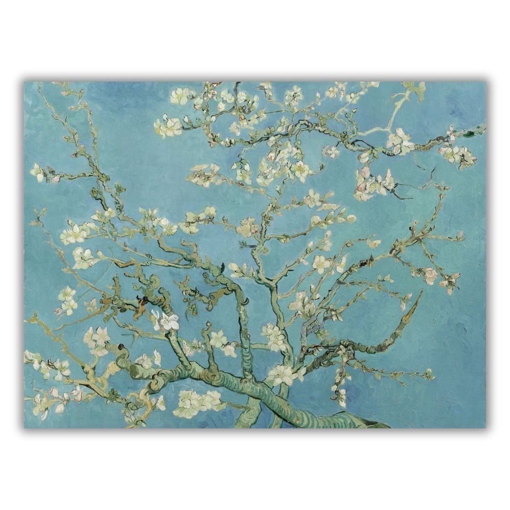 Çiçek Açan Badem Ağacı Kanvas Tablo - Vincent van Gogh
