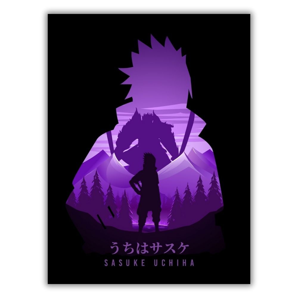 Sasuke Uchiha Kanvas Tablo - Naruto