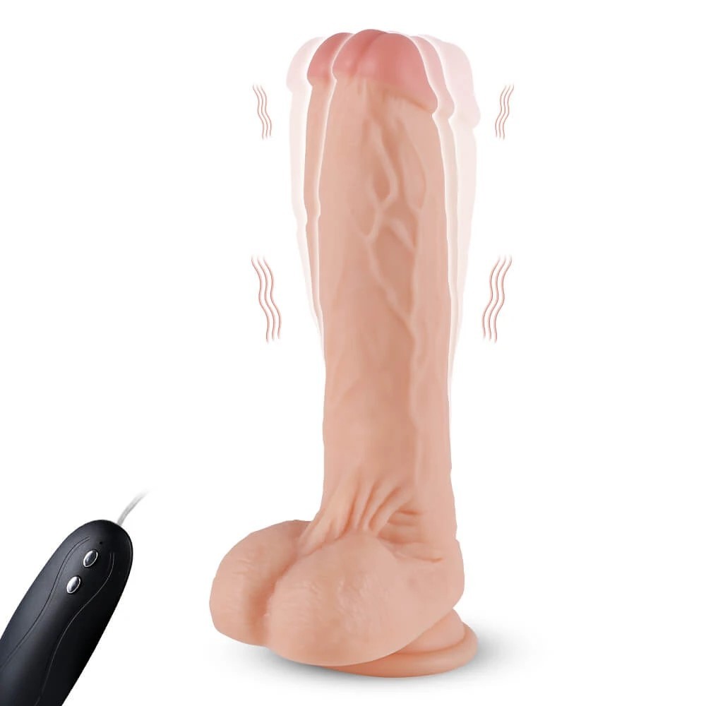 8" Shequ Holy Dragon Vibrating Realistic Dildo